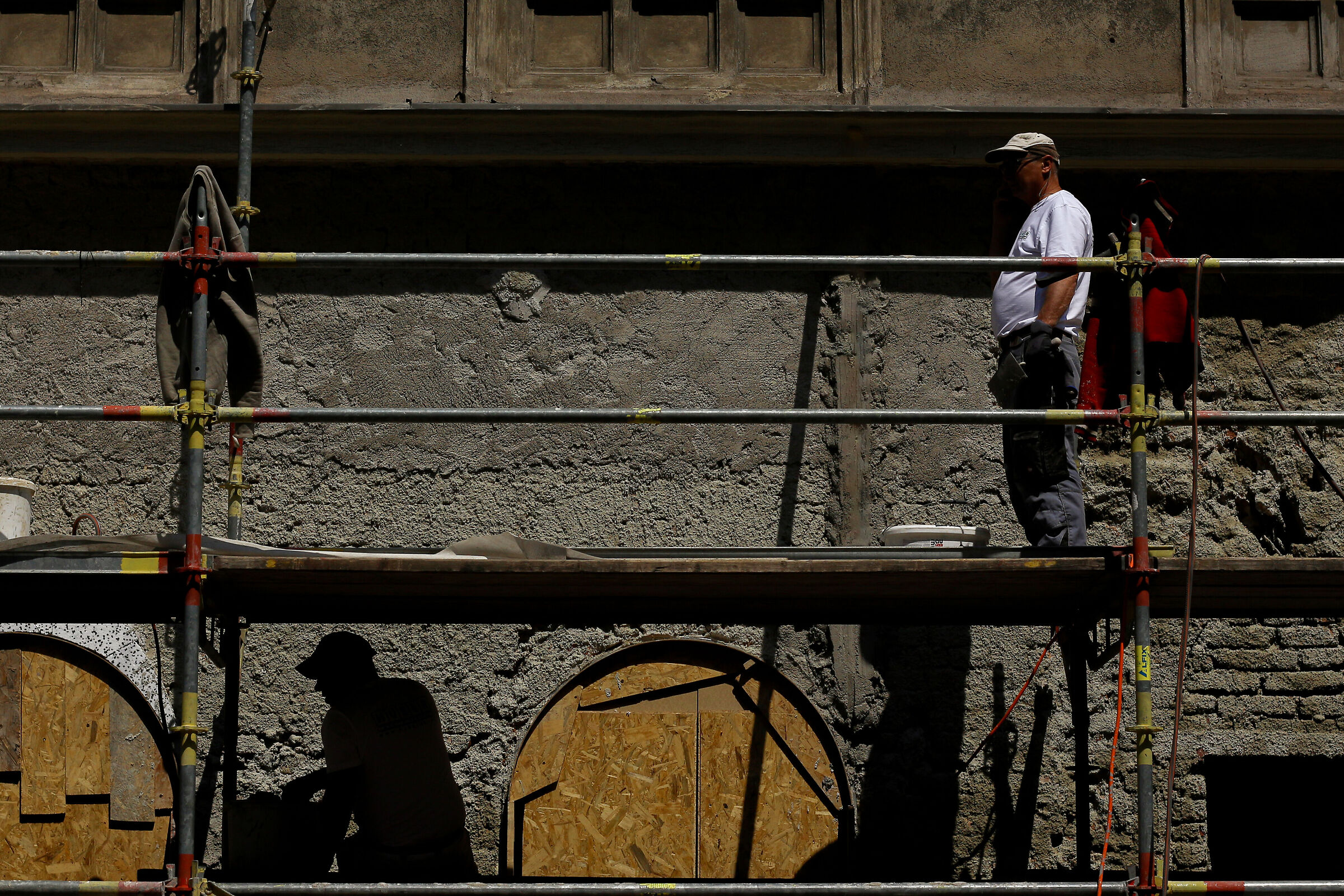 "Shadows at work"