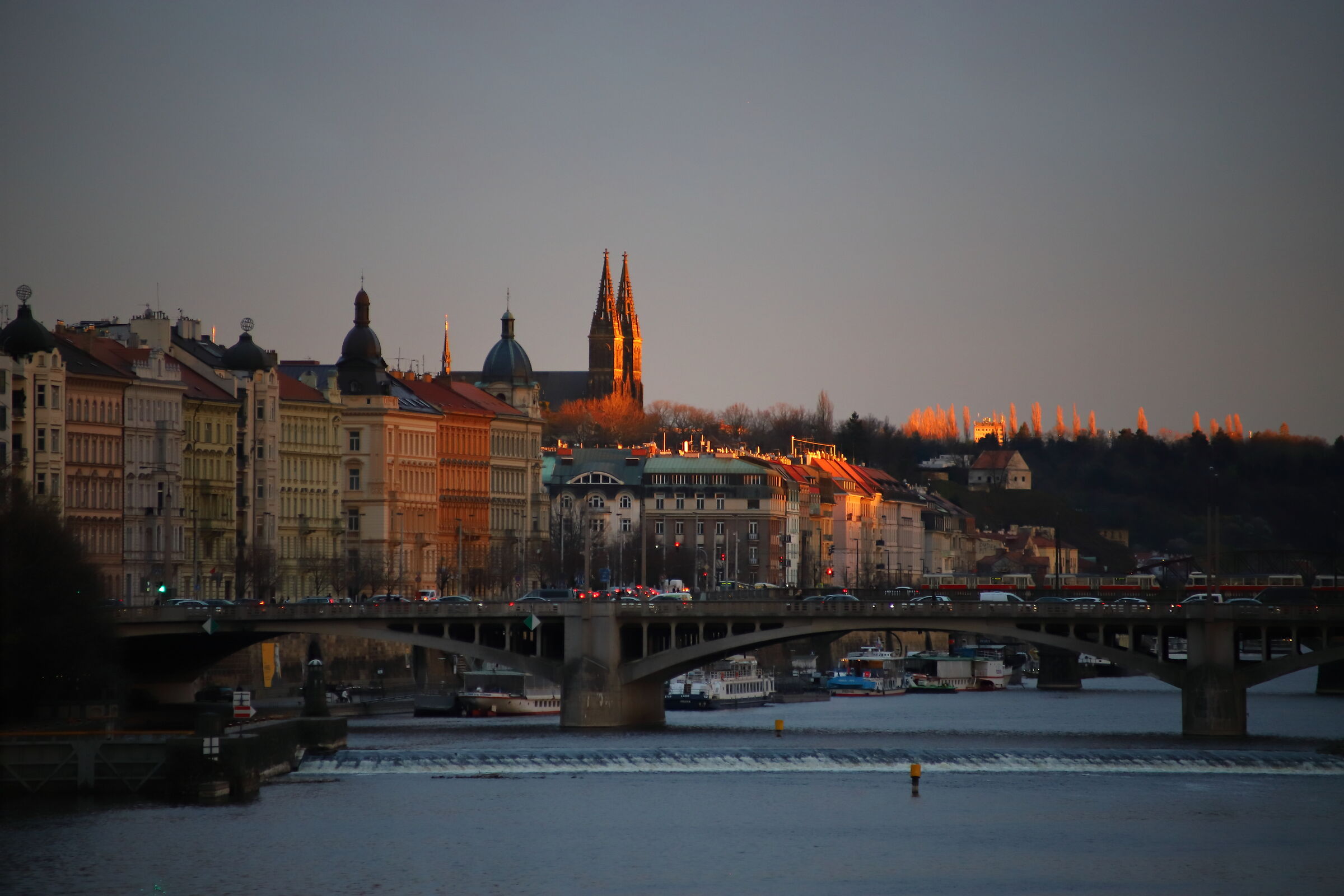 Tramonto a Praga