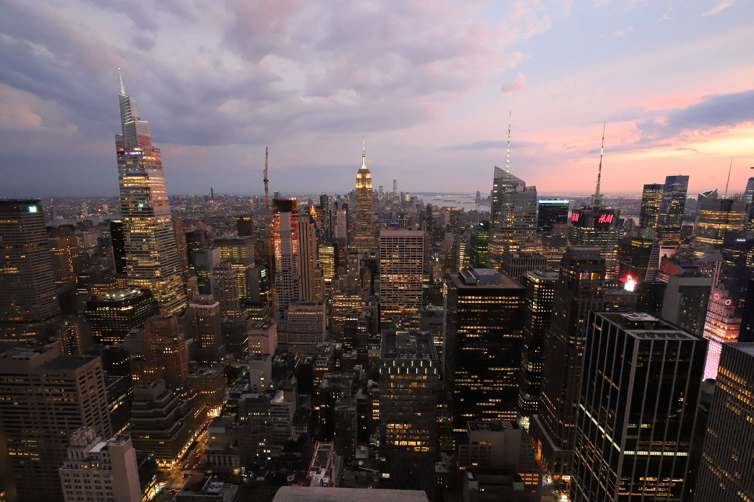 Sunset from Top of The Rock