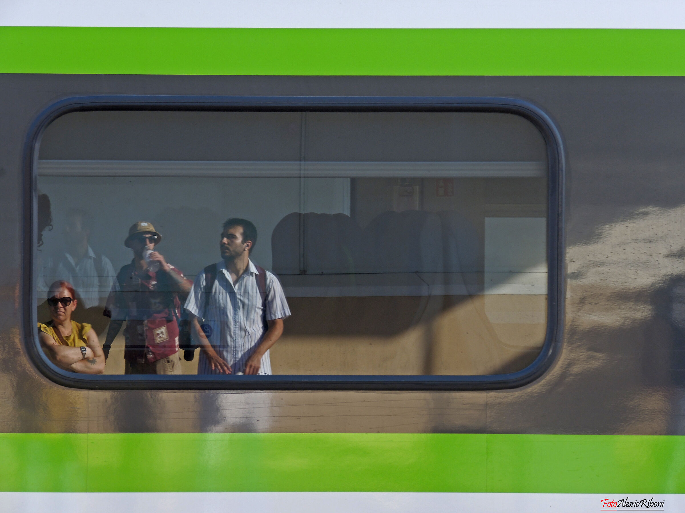 Reflections in the station