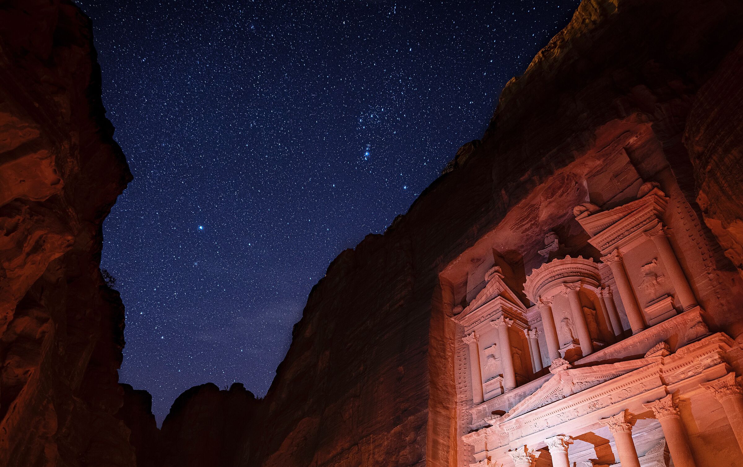 Orione e il Tesoro, Petra (Giordania)