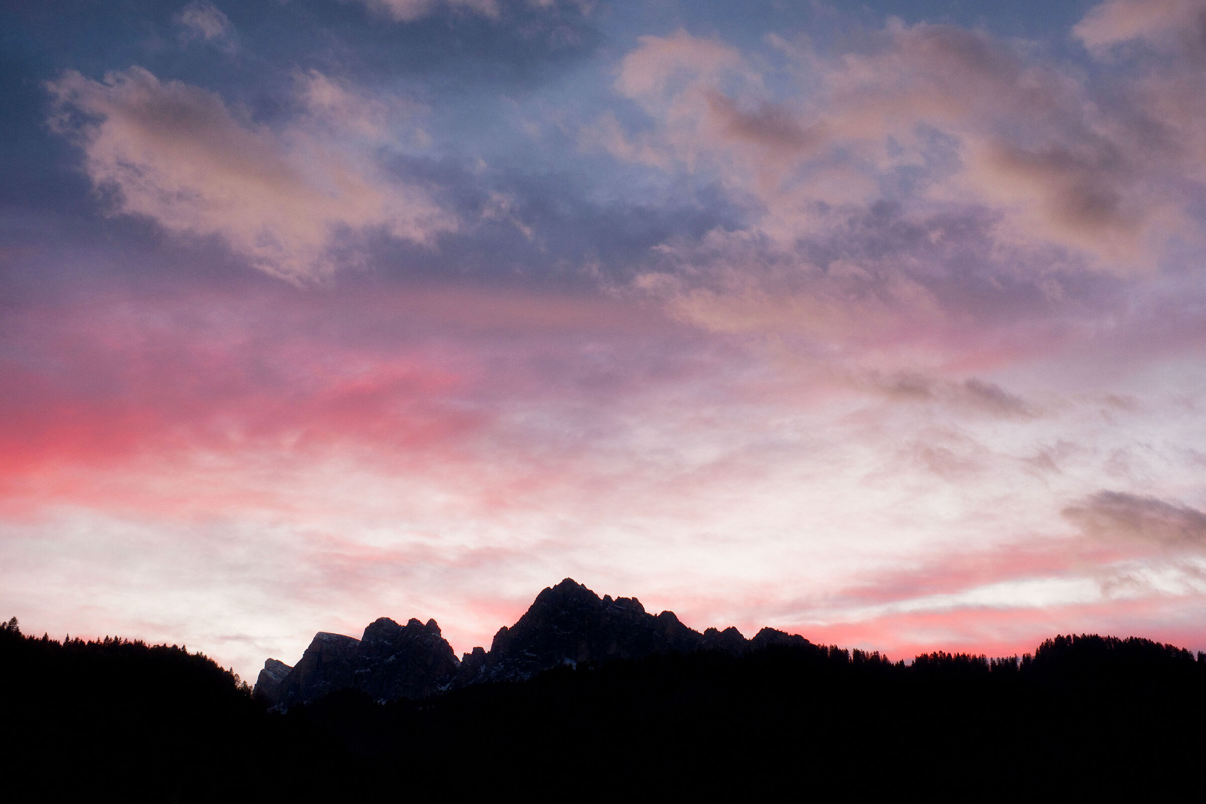 Brushstrokes of sunset