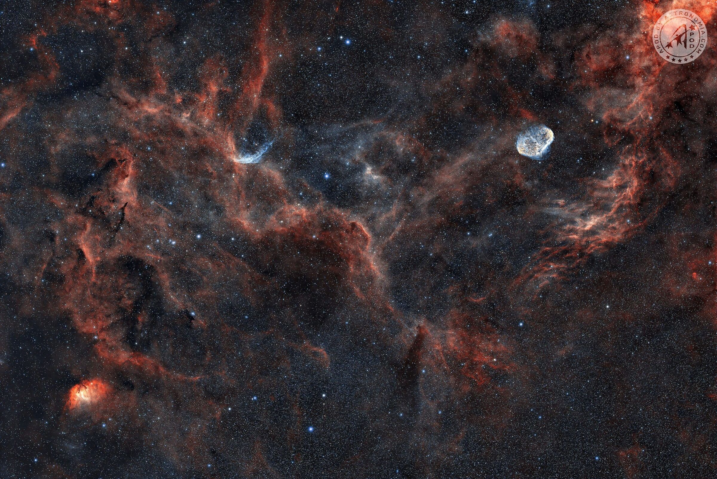 Nebular region in Cygnus [APOD 01.10.2024]