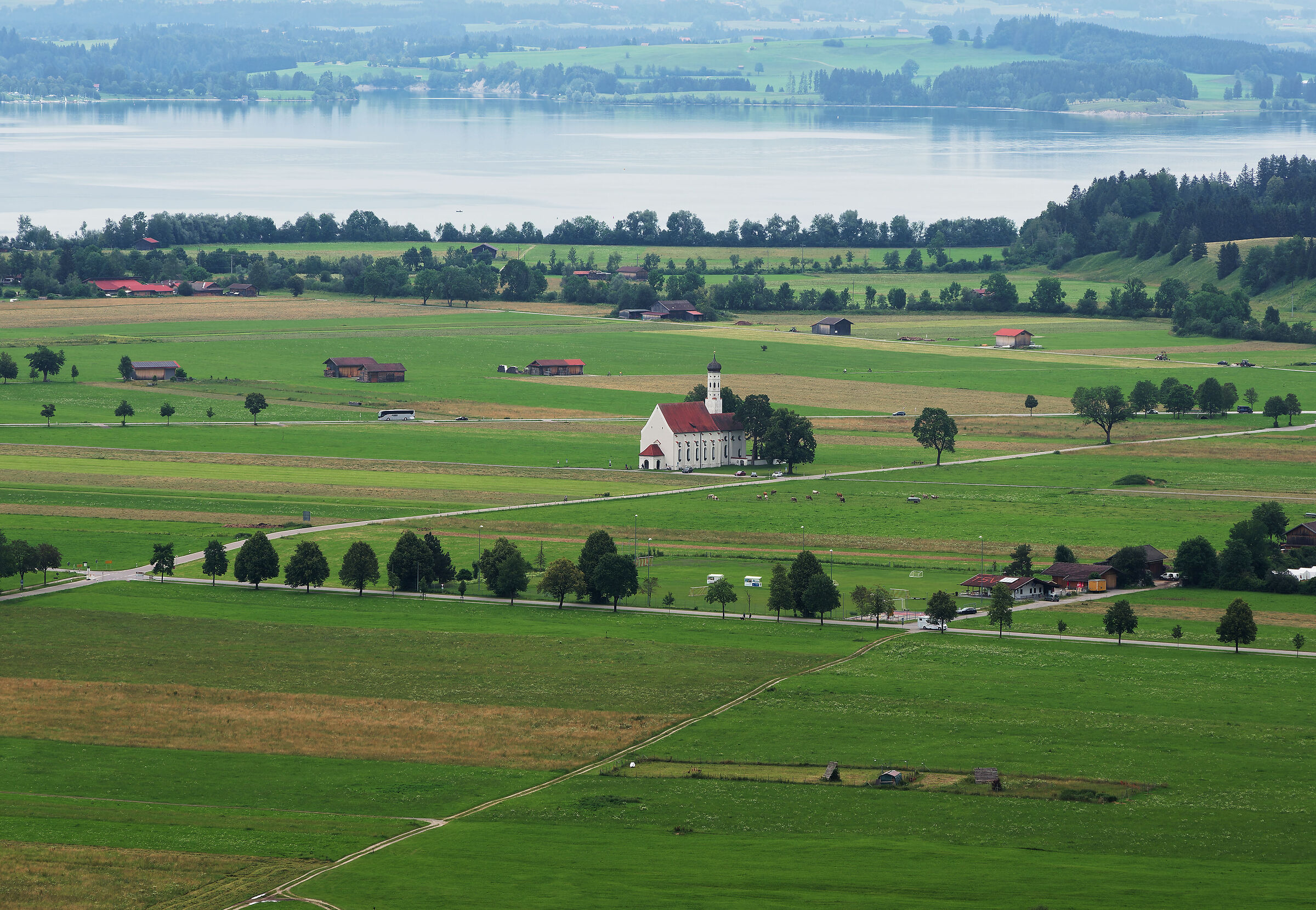Schwansee e la campagna-Fussen