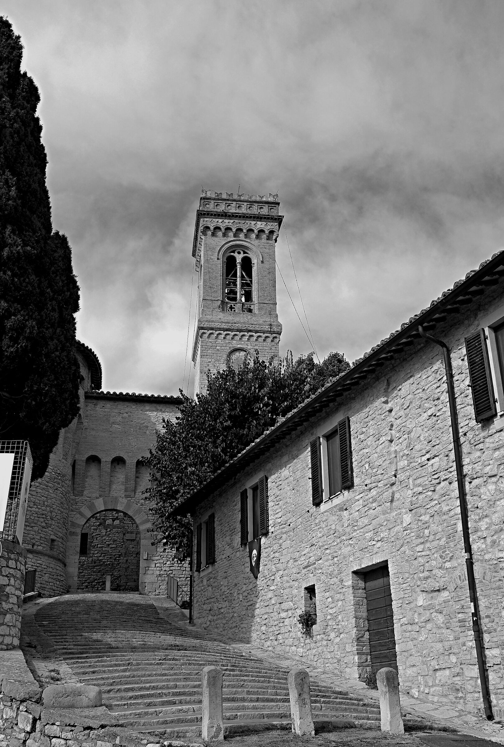 L'ingresso al borgo di Corciano