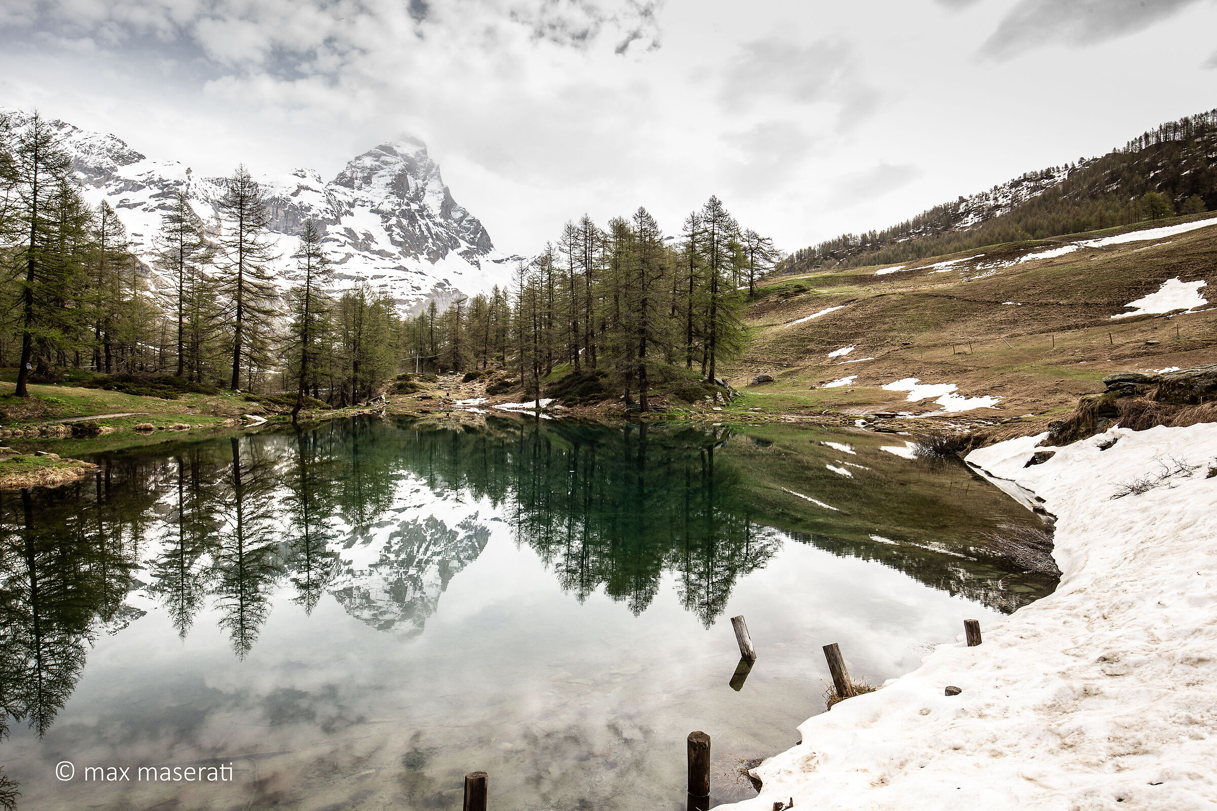 lago blu, cervinia
