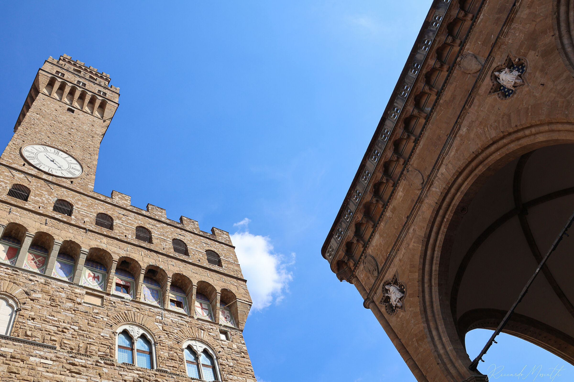 Palazzo Vecchio e la Loggia dei Lanzi