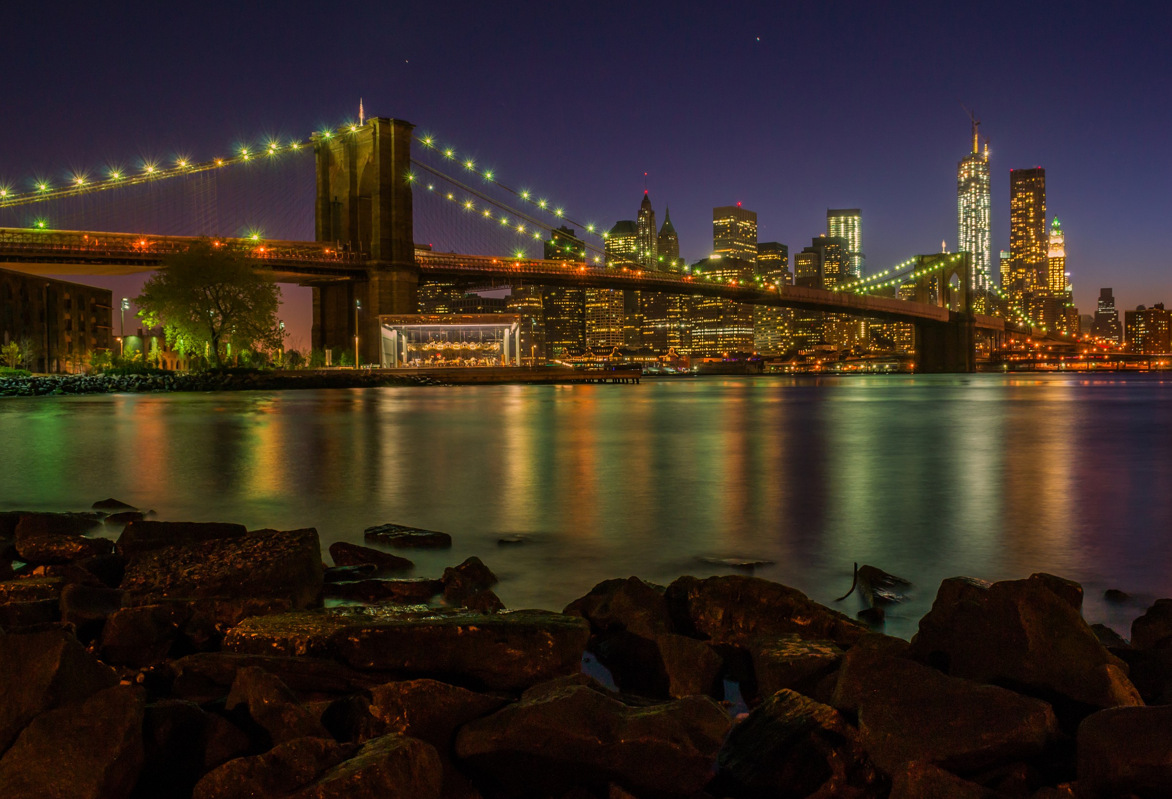 Brooklyin Birdge, night