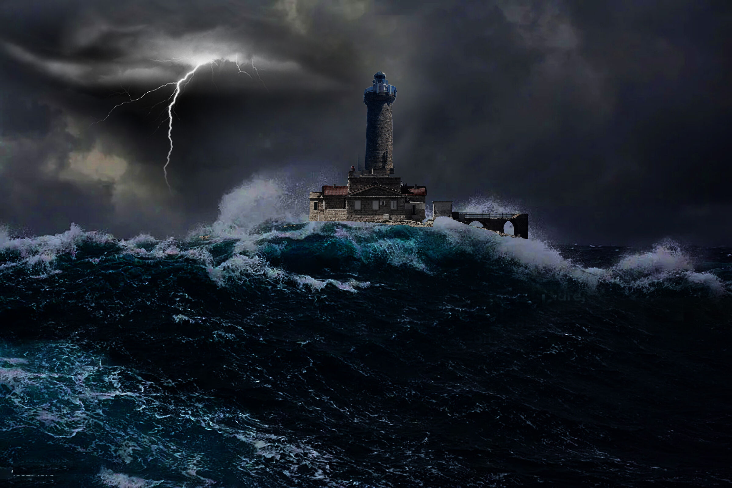 Tempesta sul faro
