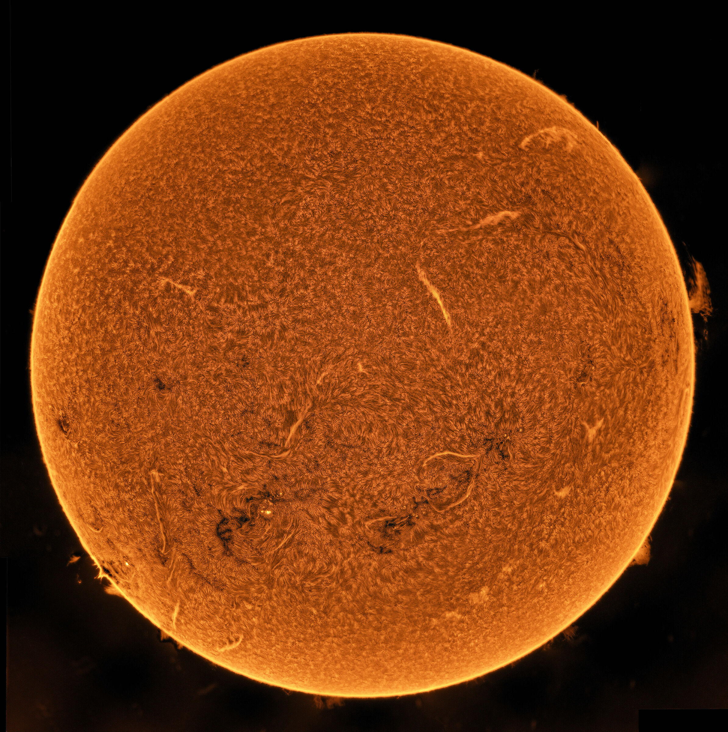Full disk solare