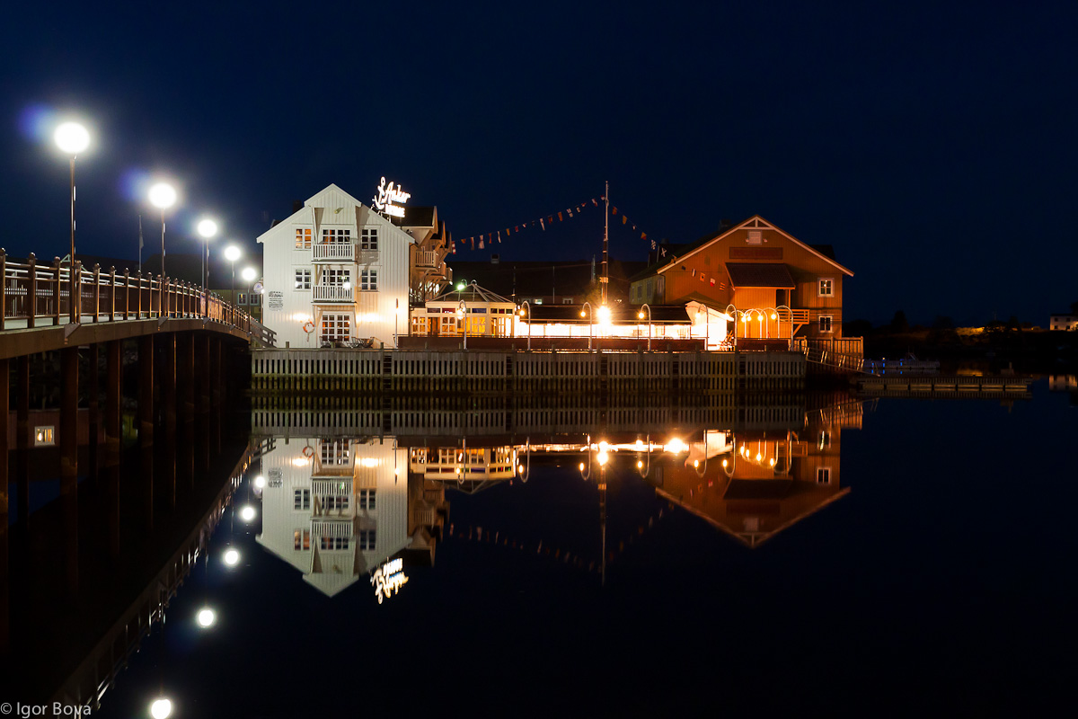 La calma notte delle Lofoten