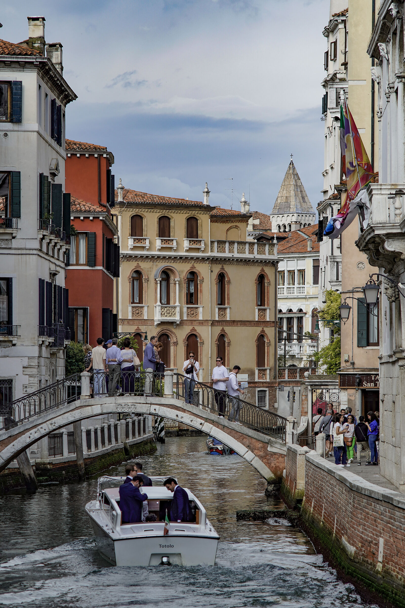 Rio de San Trovaso from the bridge of the same name.