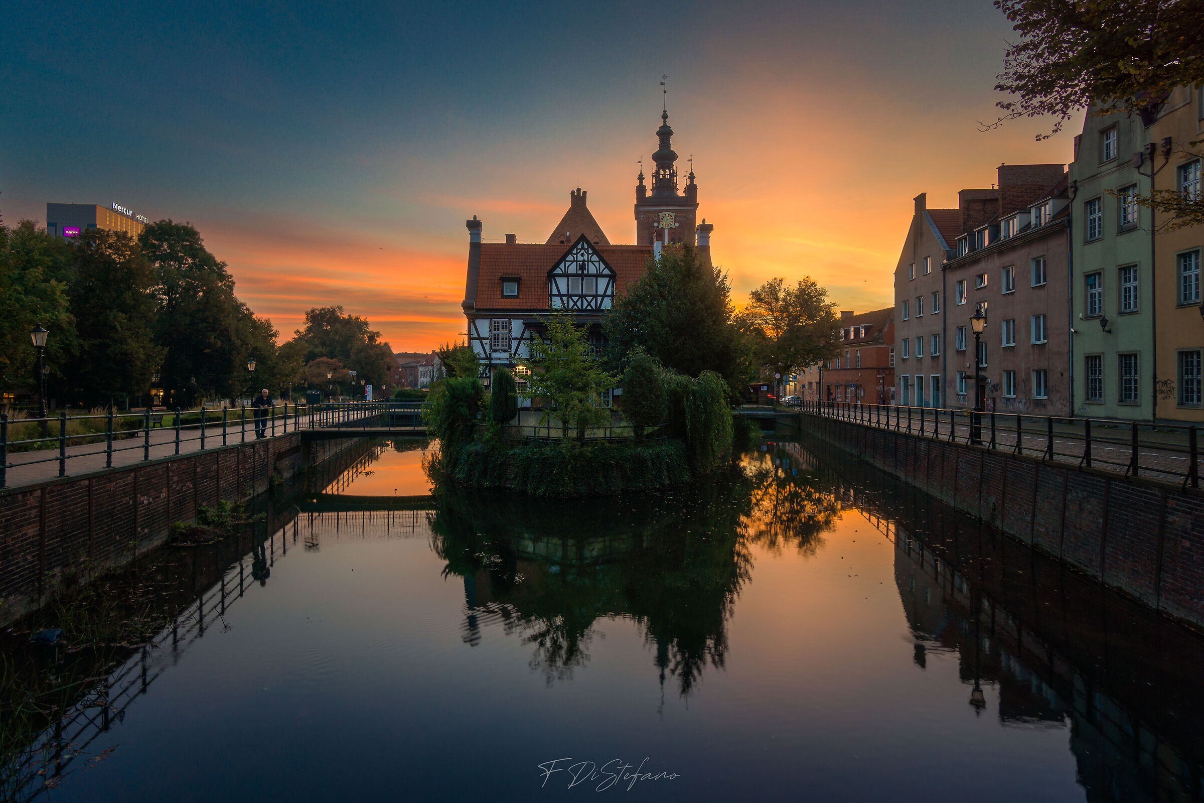 All'alba, sui canali di Danzica