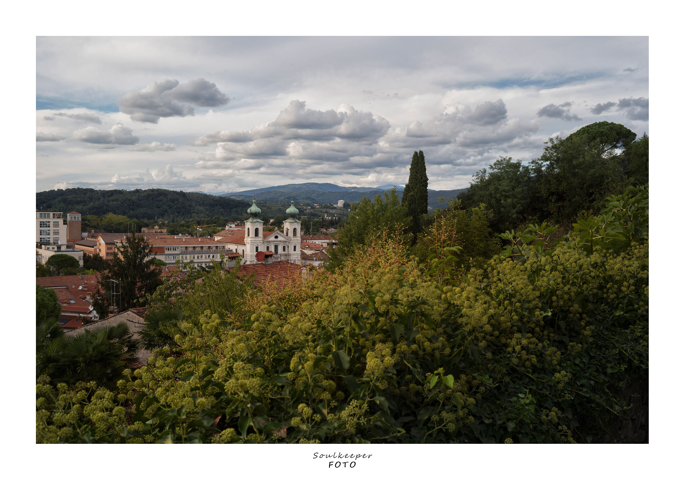 View from the castle of Gorizia.