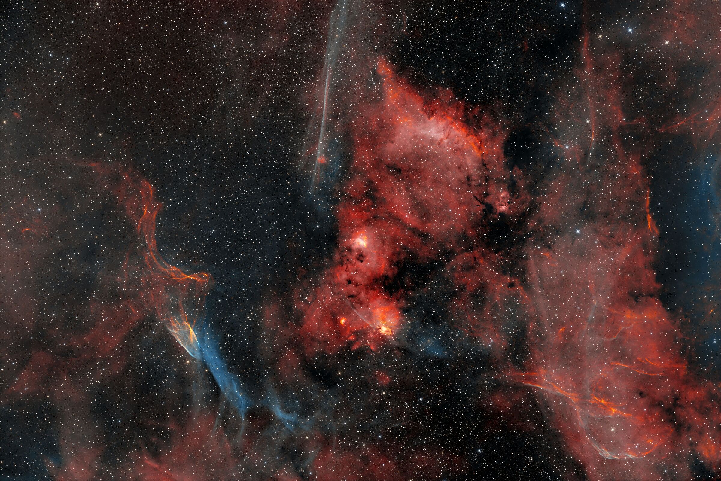 SH2-99 / SH2-100. A nice cosmic mess