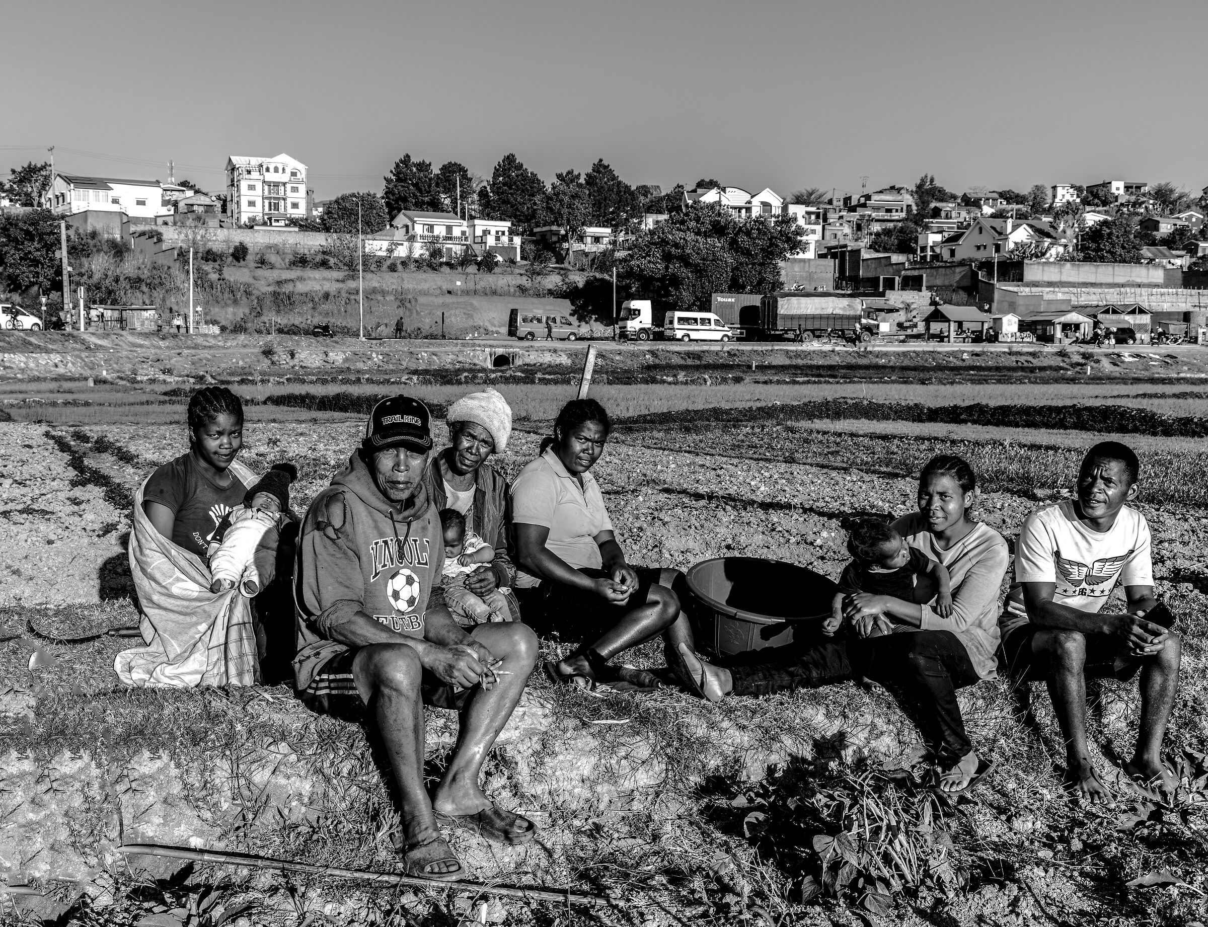 the peasant family in Madagascar