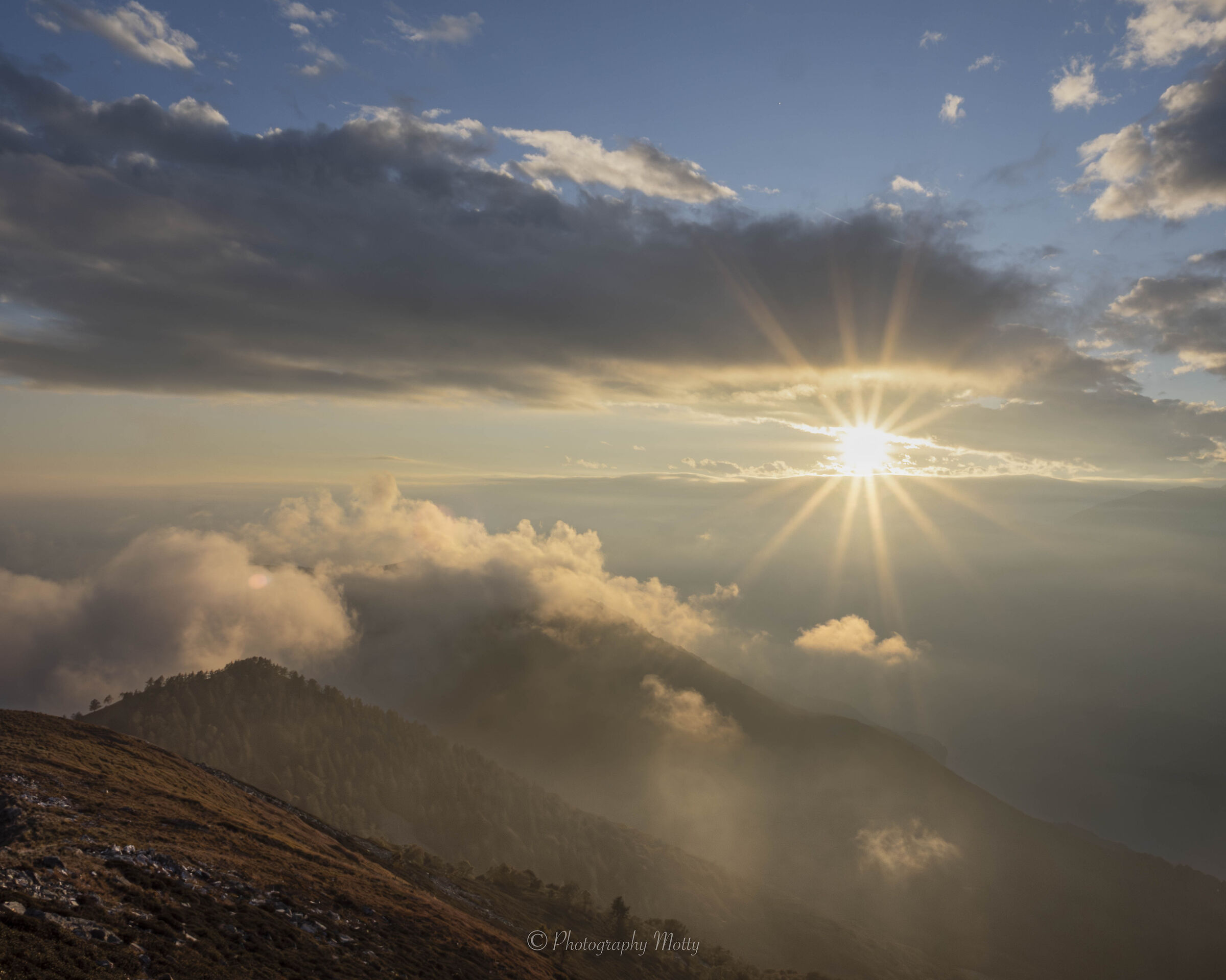 The most beautiful sunset is the one with the clouds