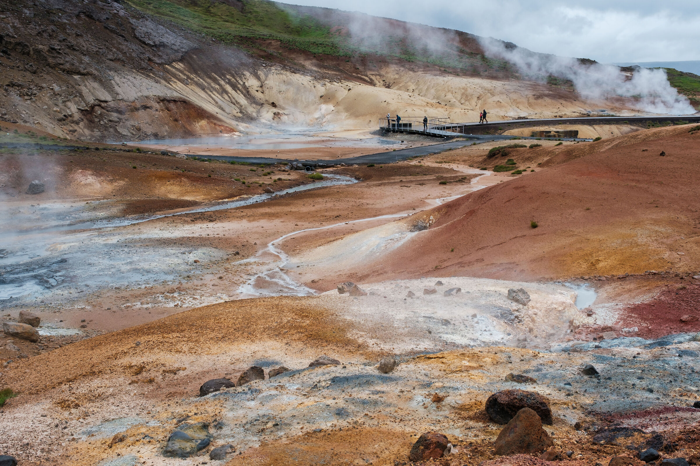 The colors of the Seltun geothermal area - Iceland