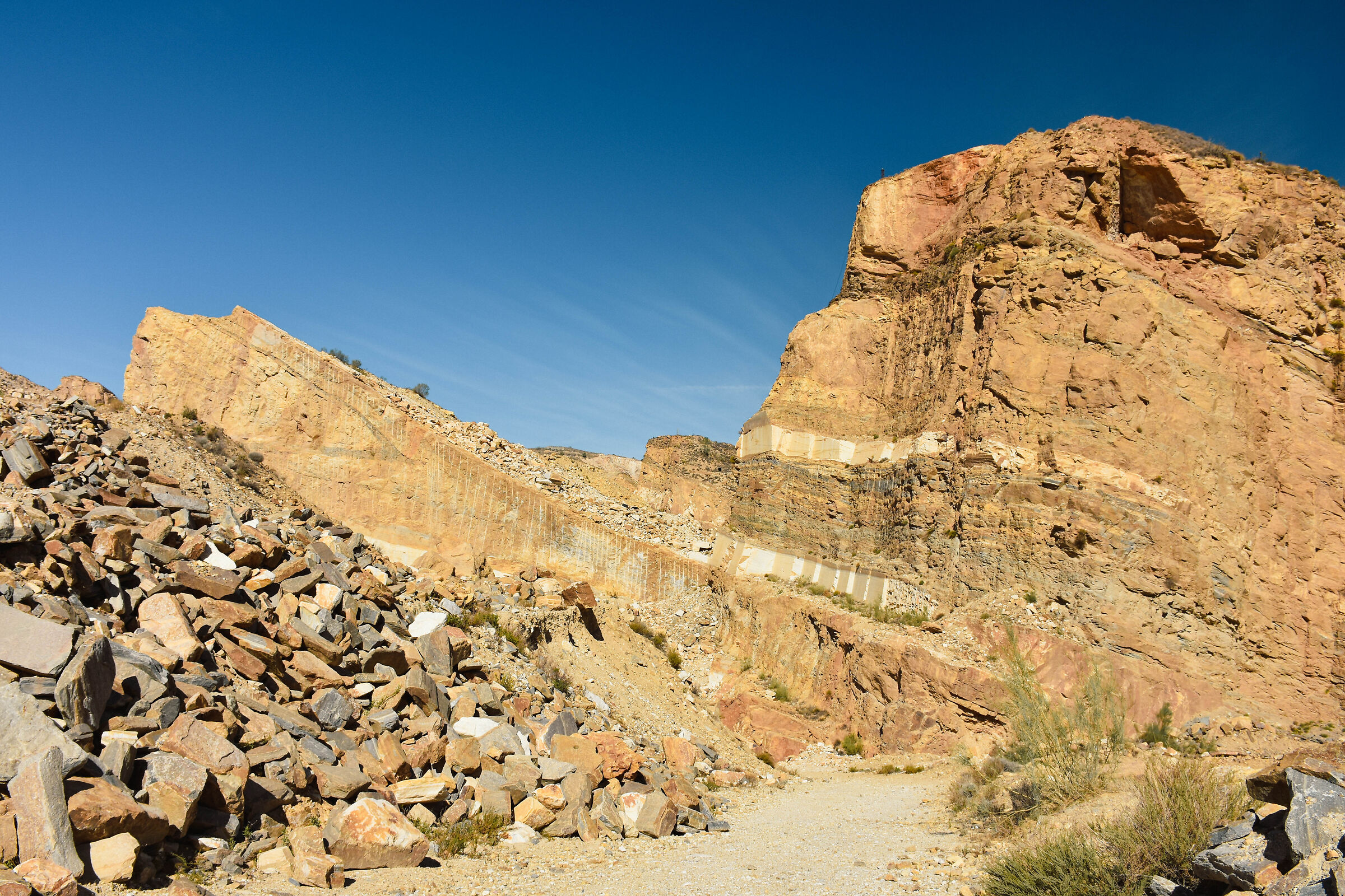 Marble quarry Cantera Rambla Orobica