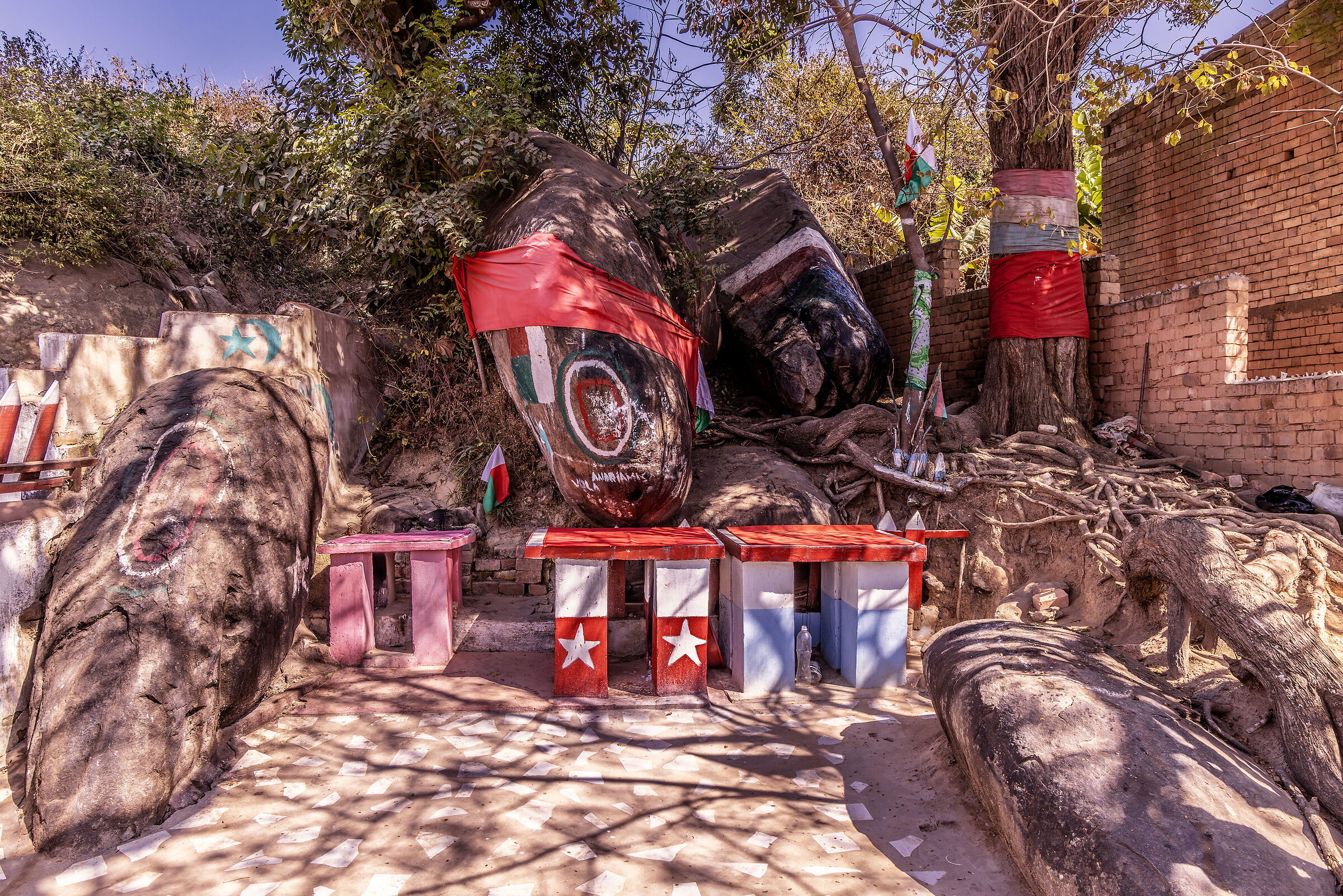 the manistic temple in Madagascar