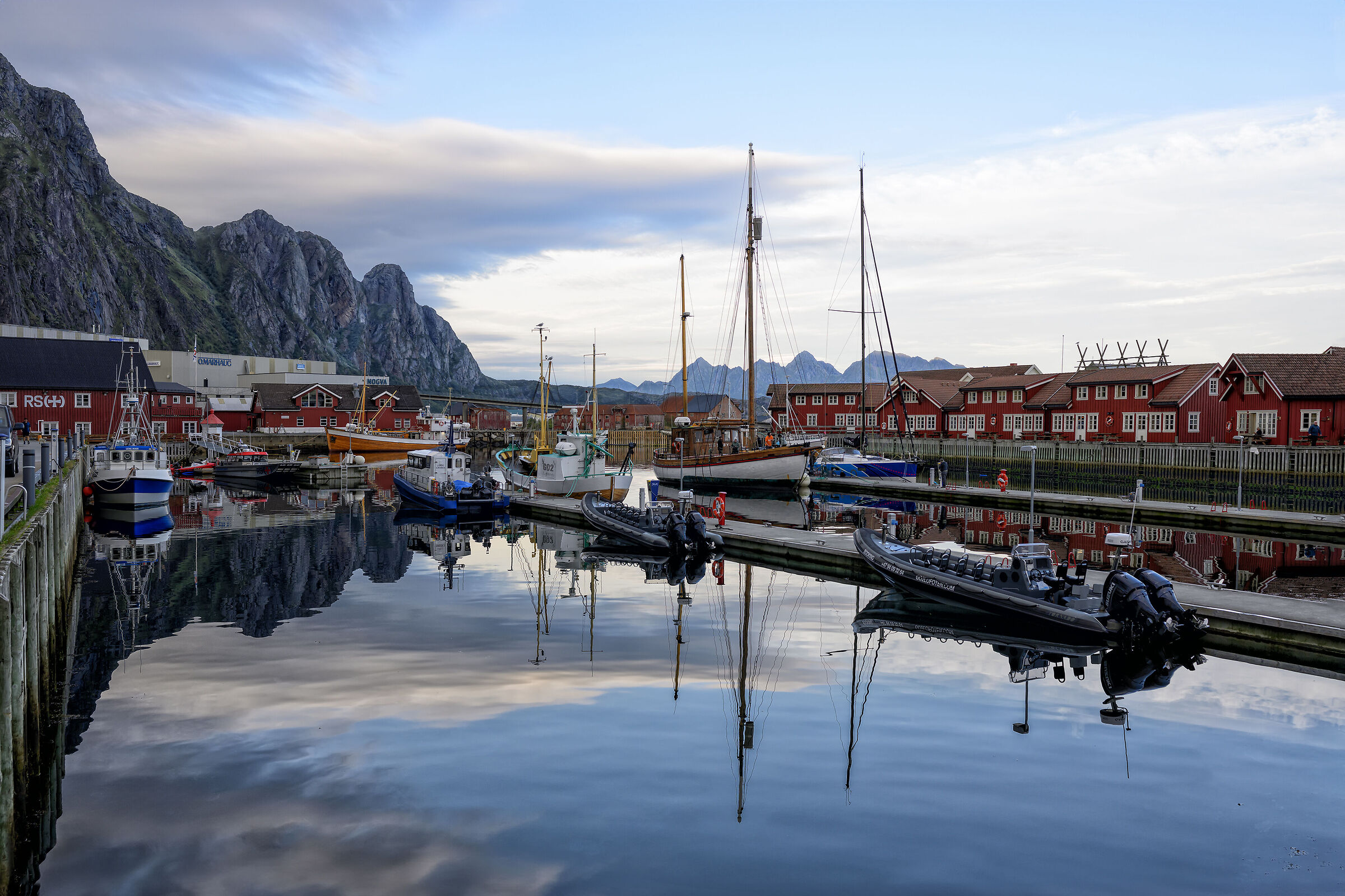 Il porticciolo di Torget Solvaer, Isole Lofoten