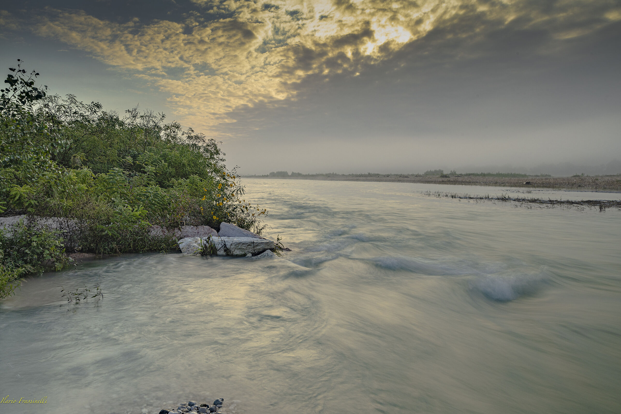 Colors of the sunrise - Piave River