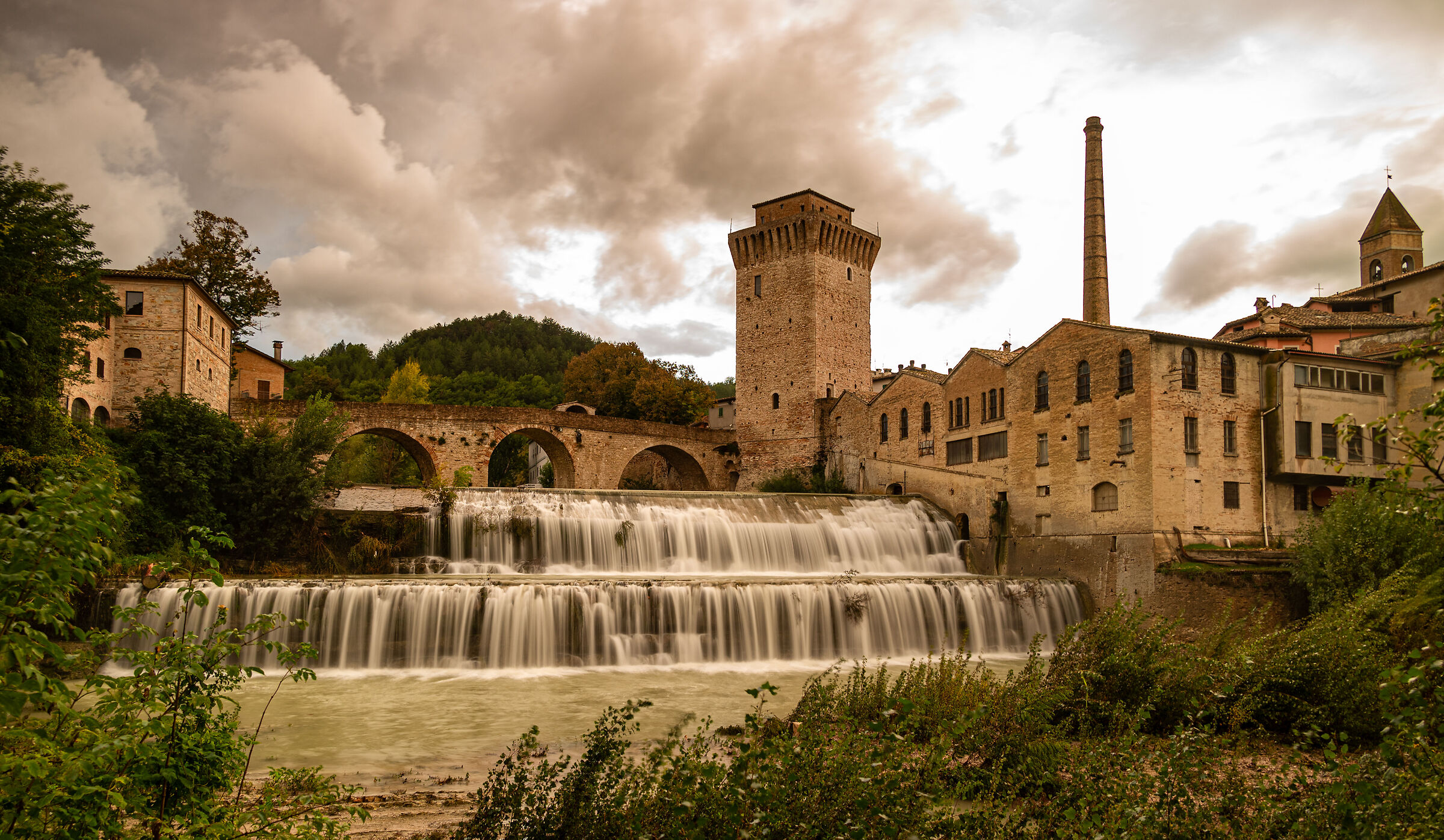 Fermignano  (Filtro ND 5 stop+polarizzatore)