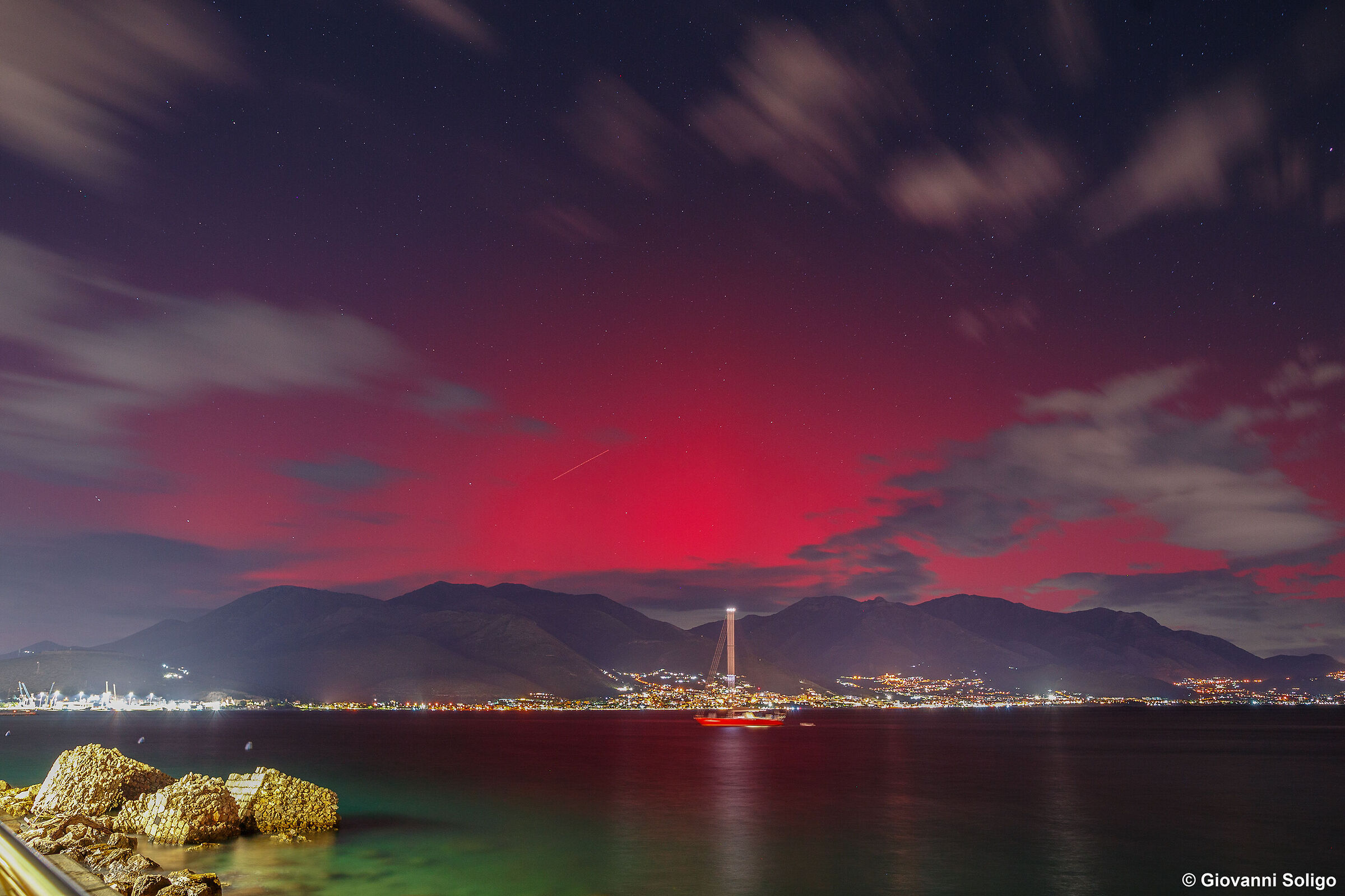 SAR over the Gulf of Gaeta