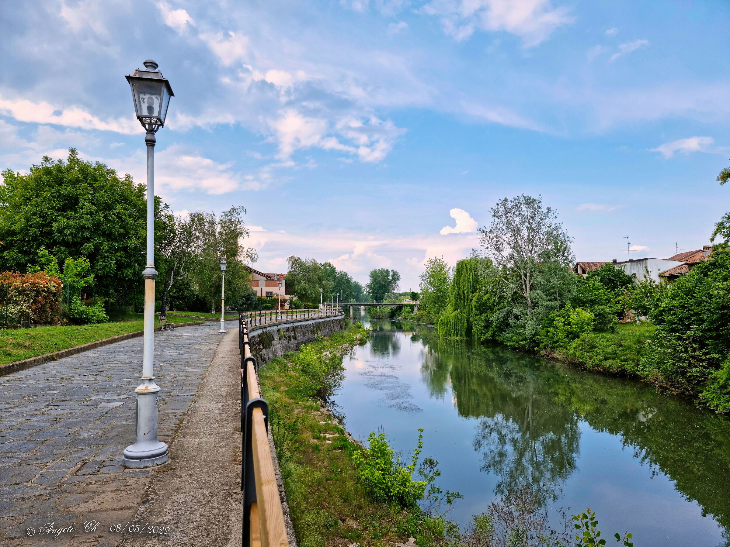 Olona River before the mouth of the Po