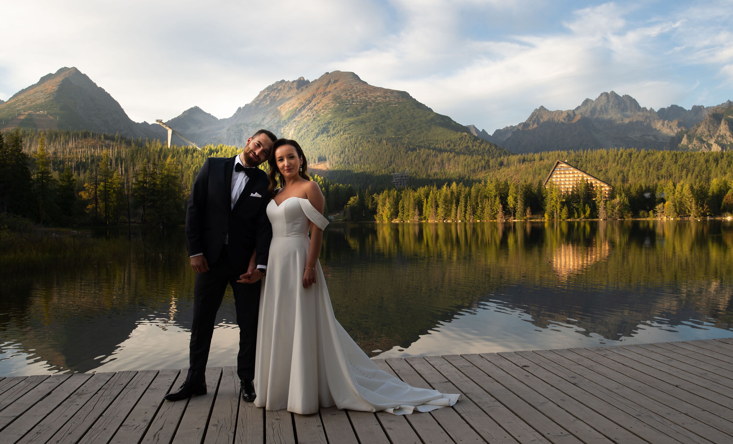 Strbske Pleso. The Happy Couple