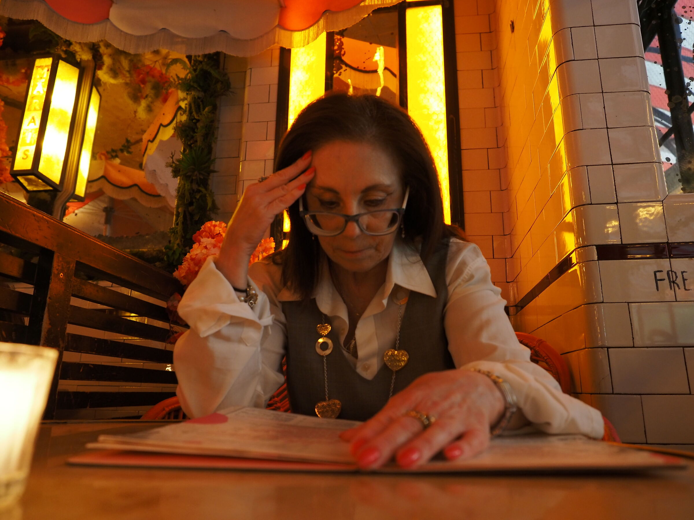 Menù da studiare a La Favorite Saint-Paul