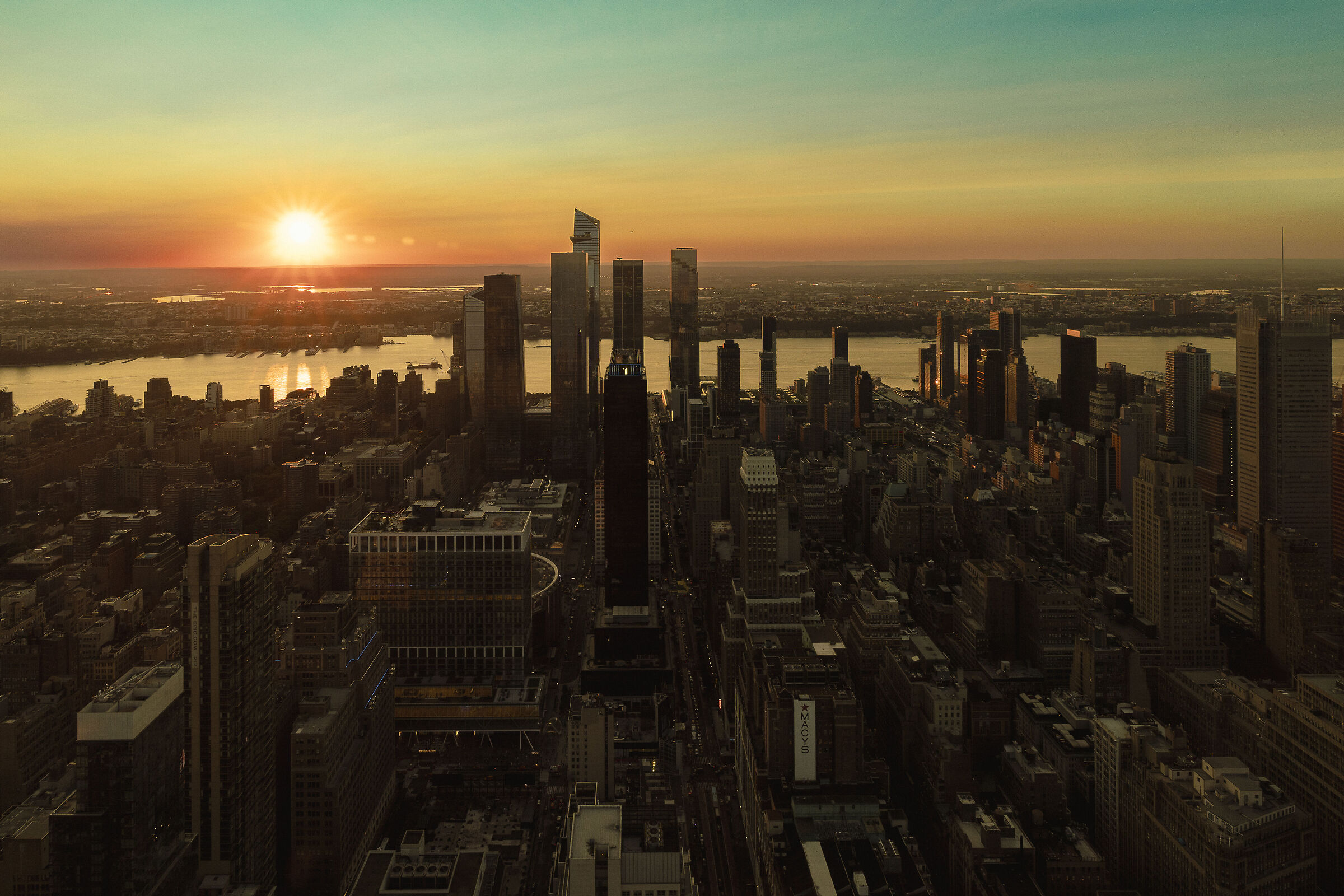 Sunset on the west side