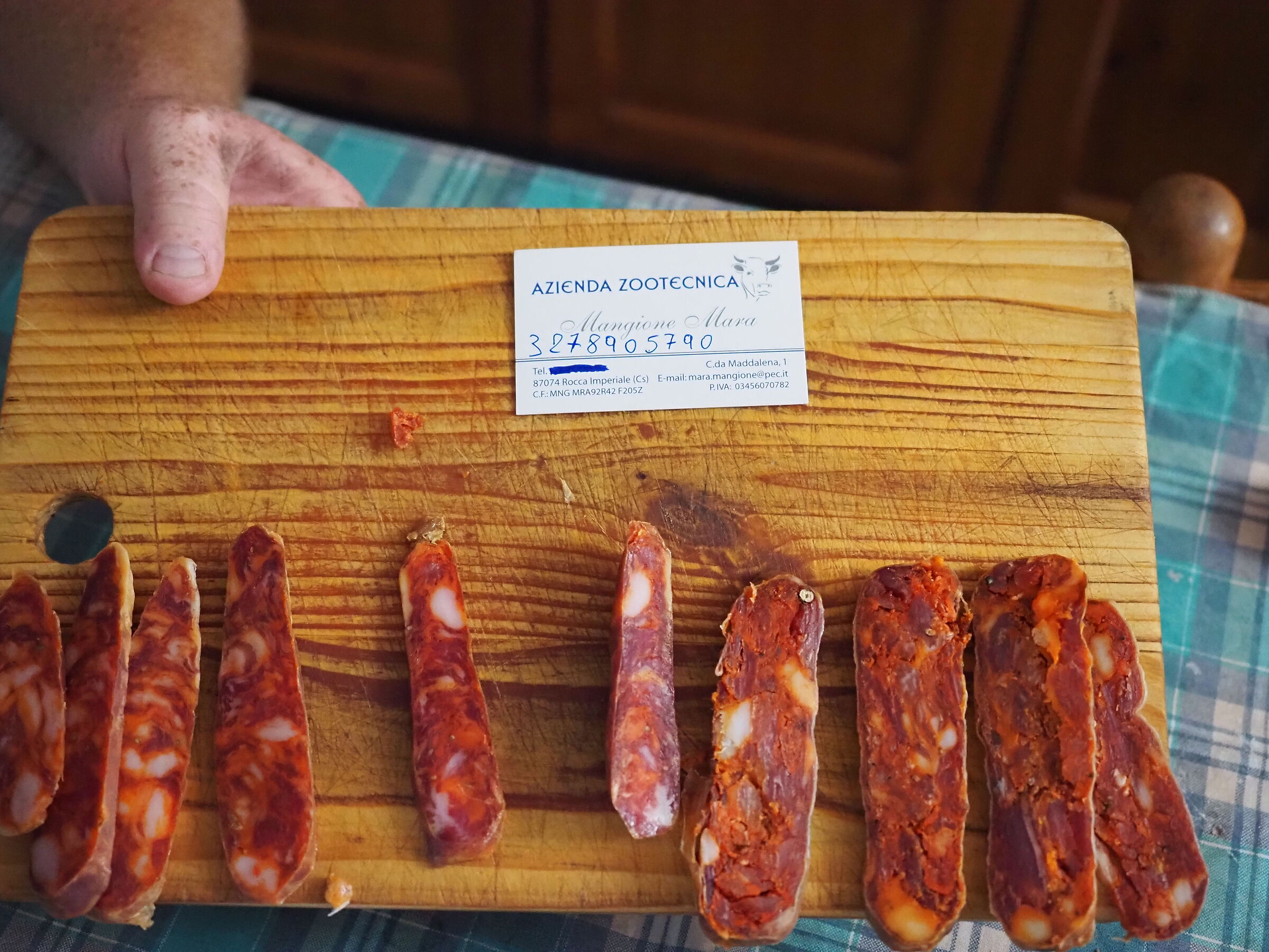 ... A taste of soppressata?