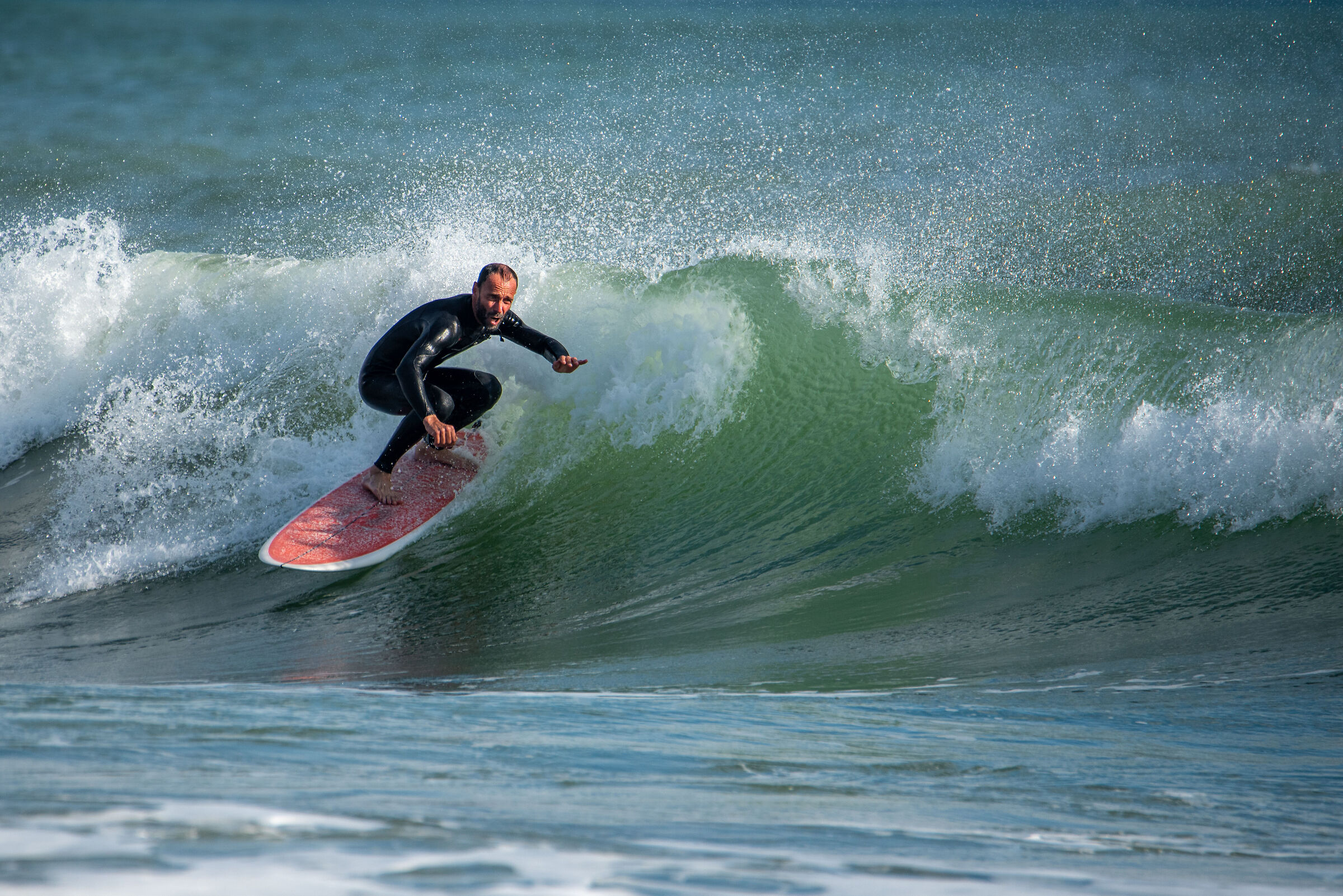 Surfing in Perelli (LI)