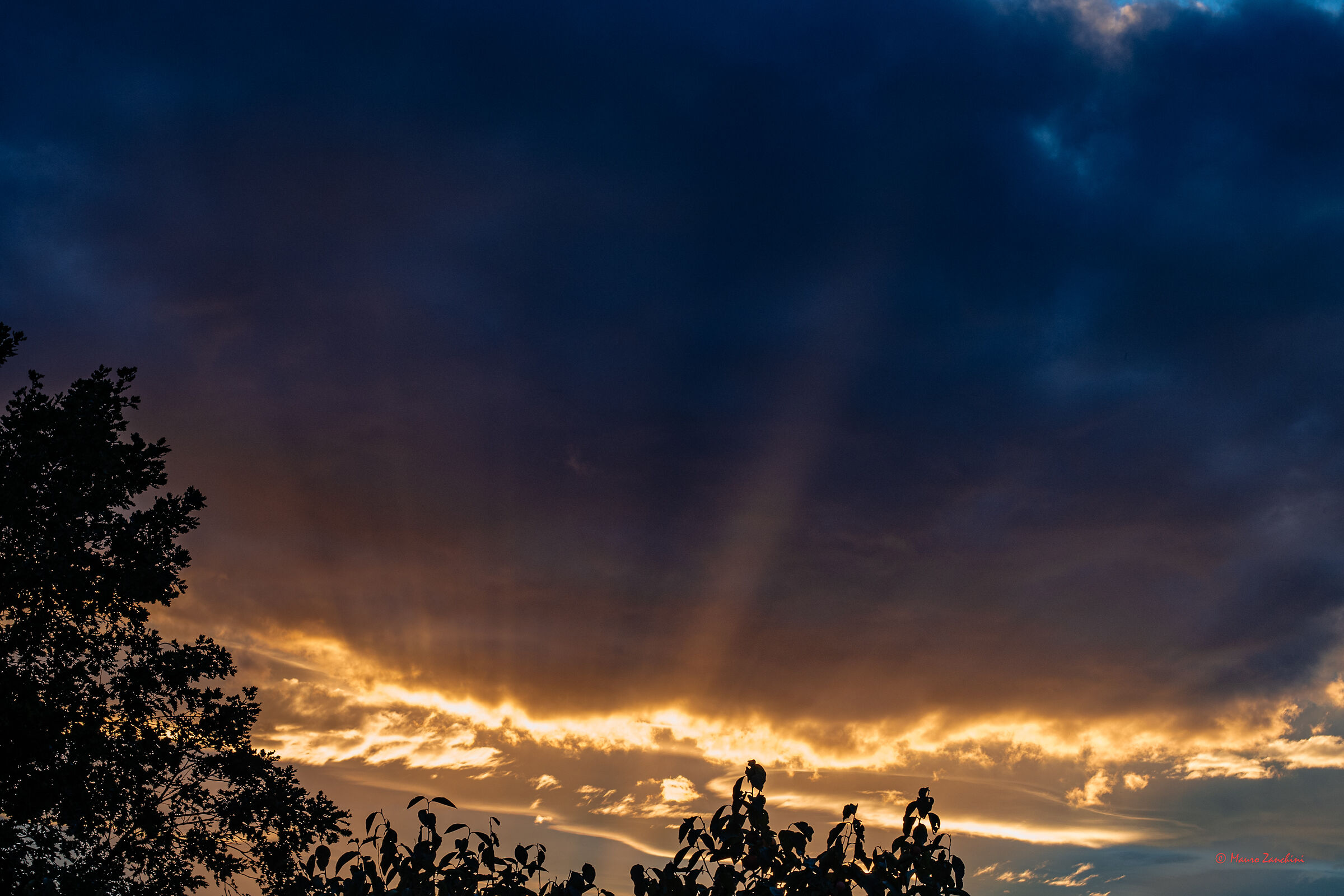 Cielo al tramonto