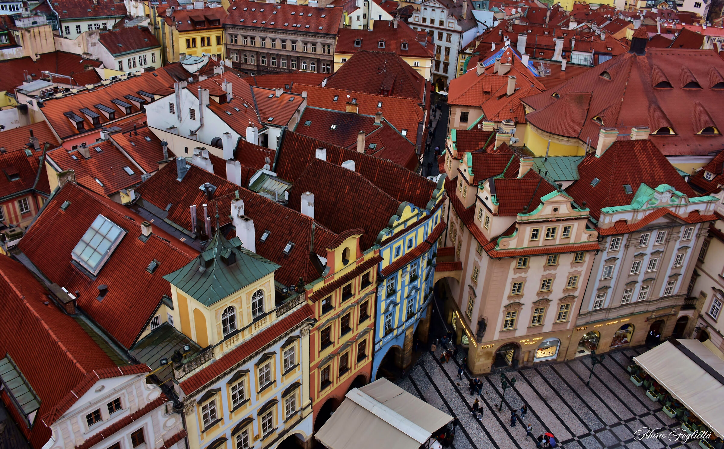 I tetti rossi di Praga