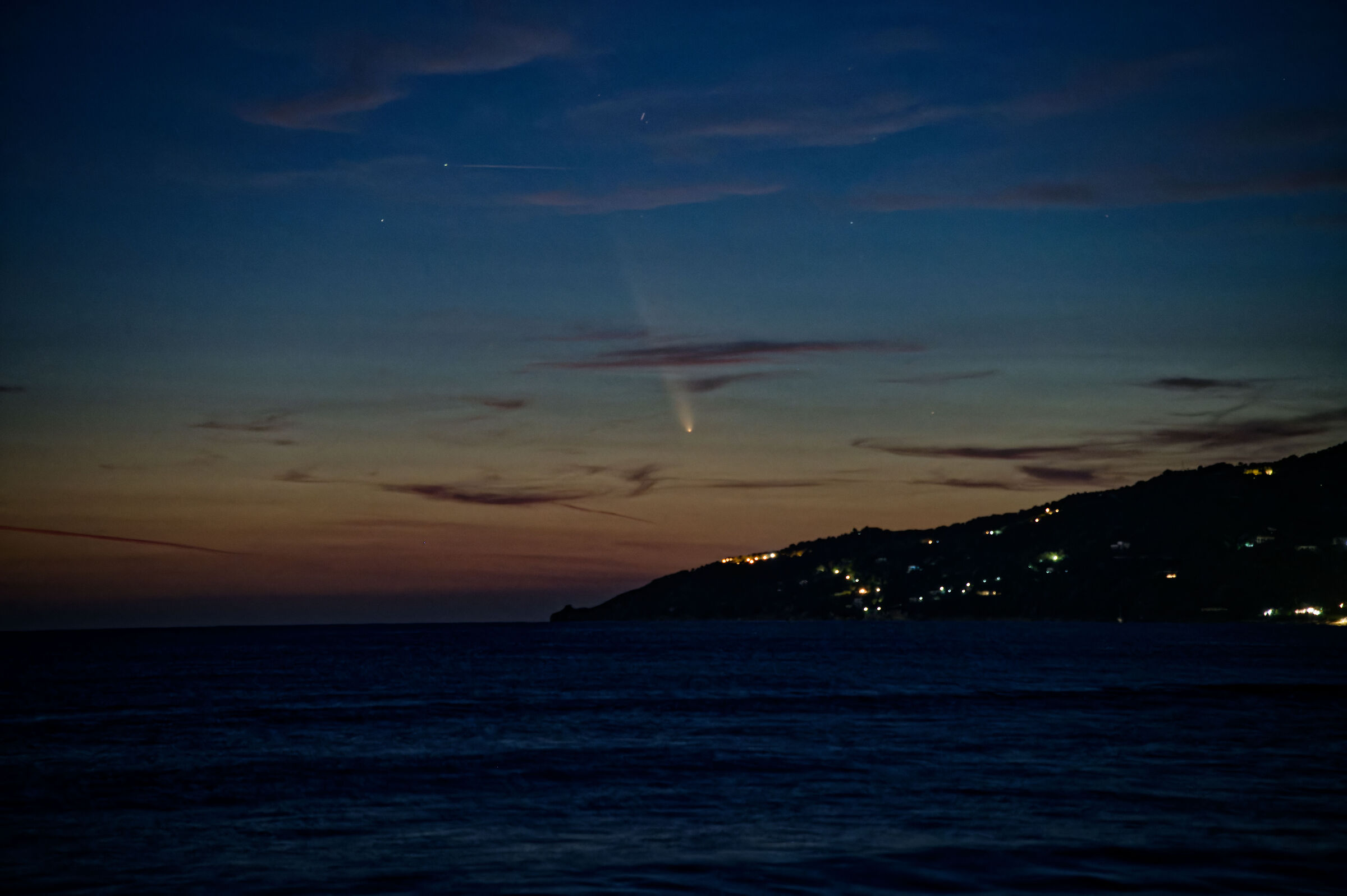 Cometa c/2023 A3 Tsuchinshan-Atlas nel Cilento