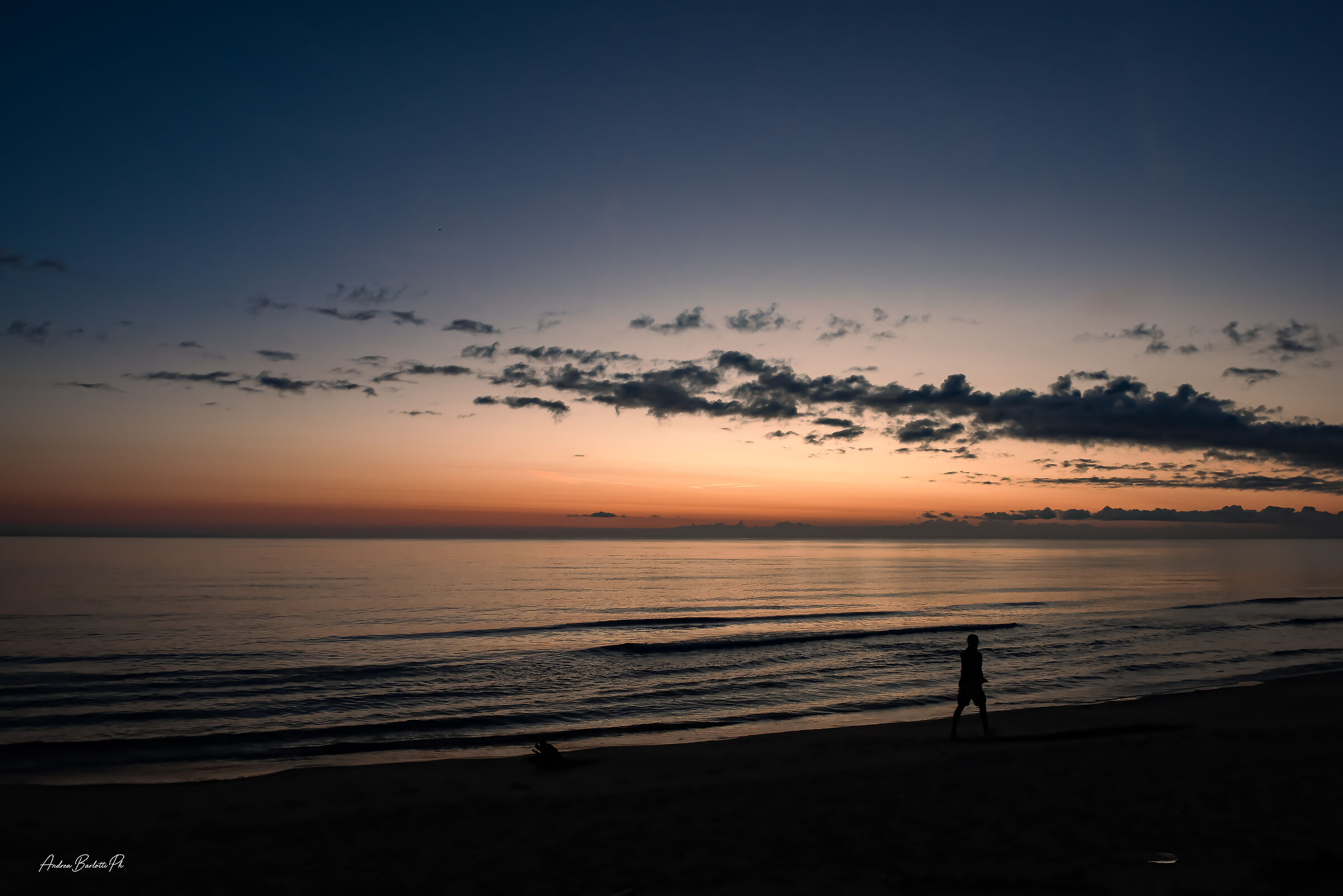 Footprints on the sand