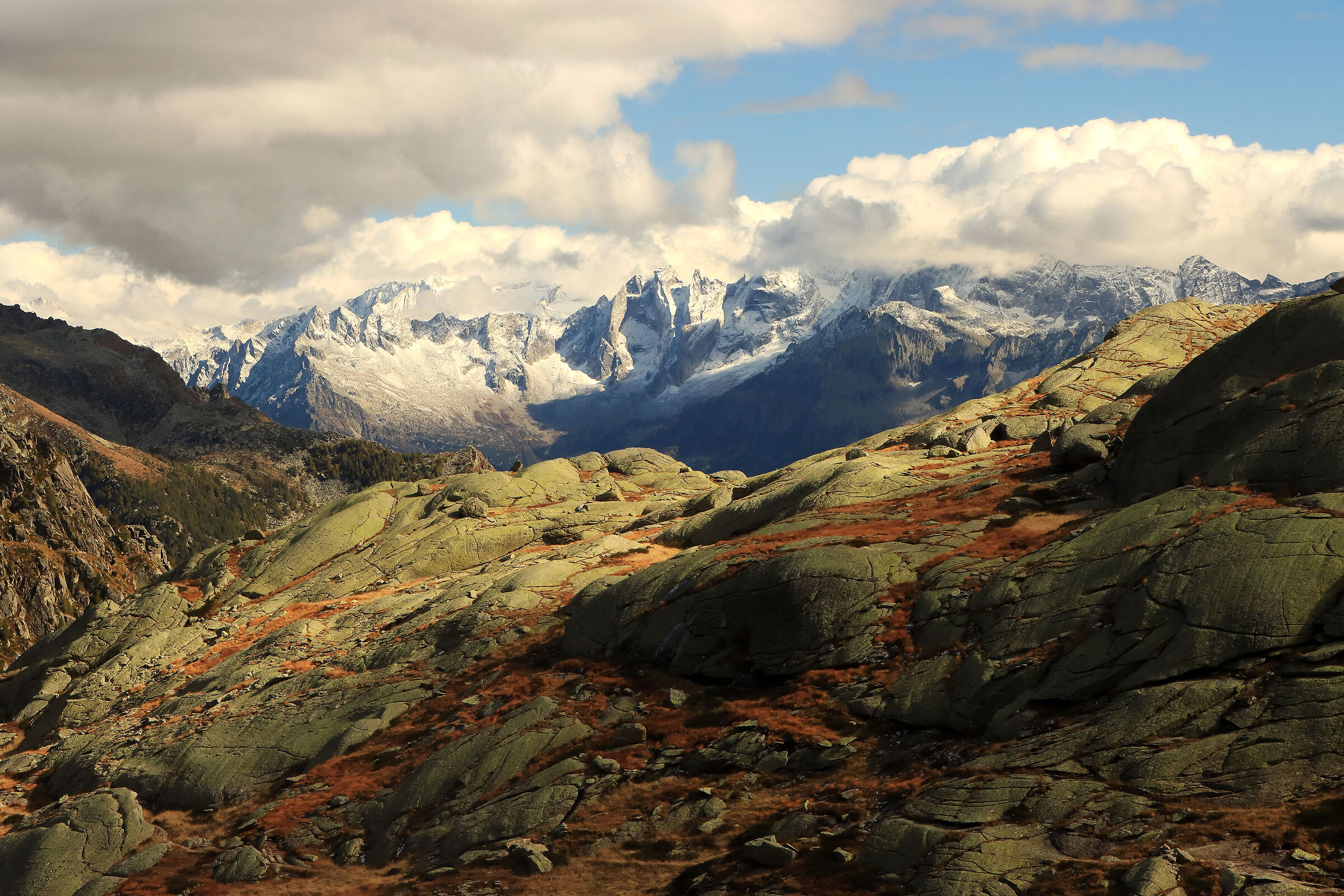 glacial plates and the Bregaglia