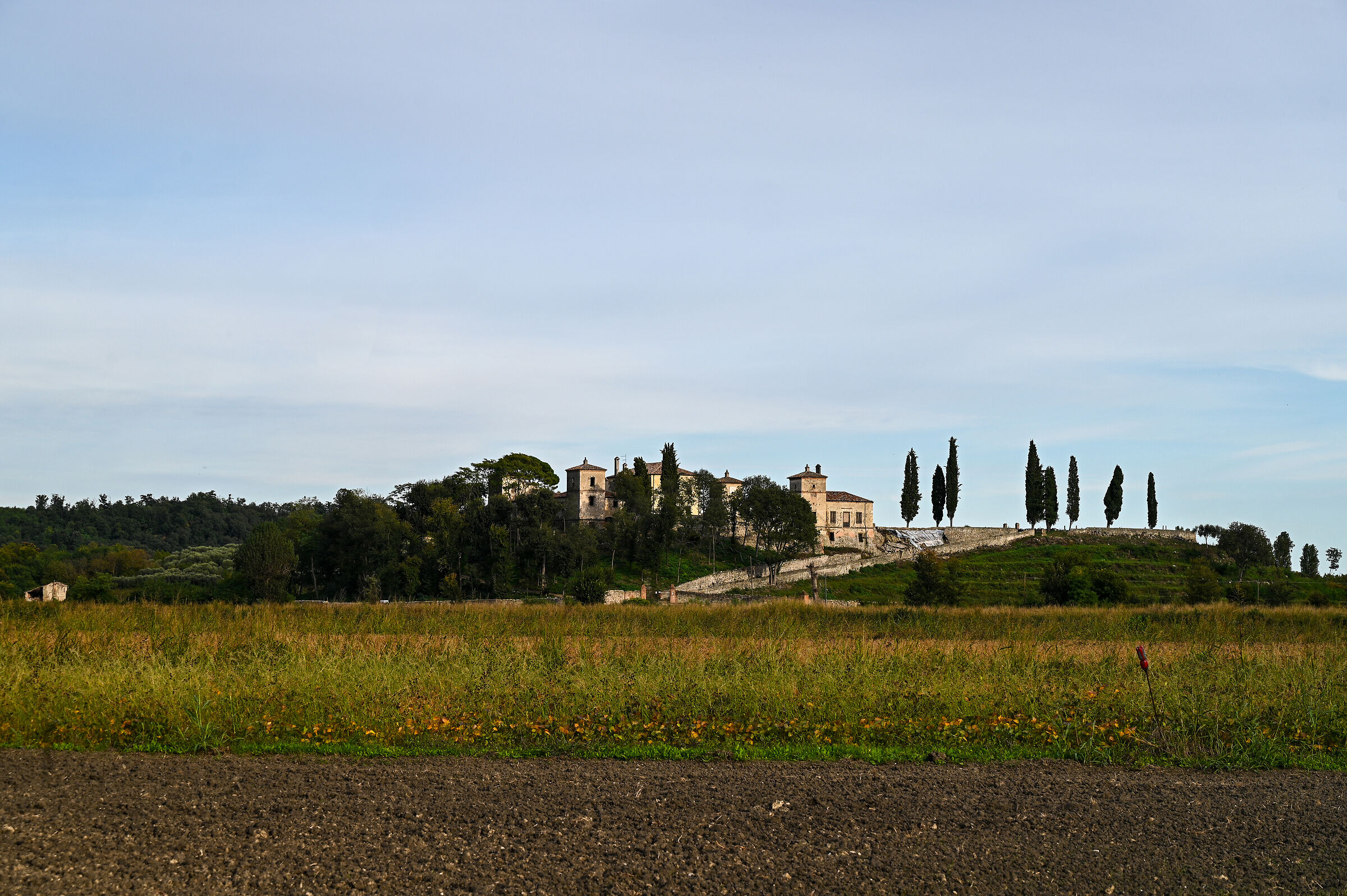Panorama at the foot of the Euganean Hills