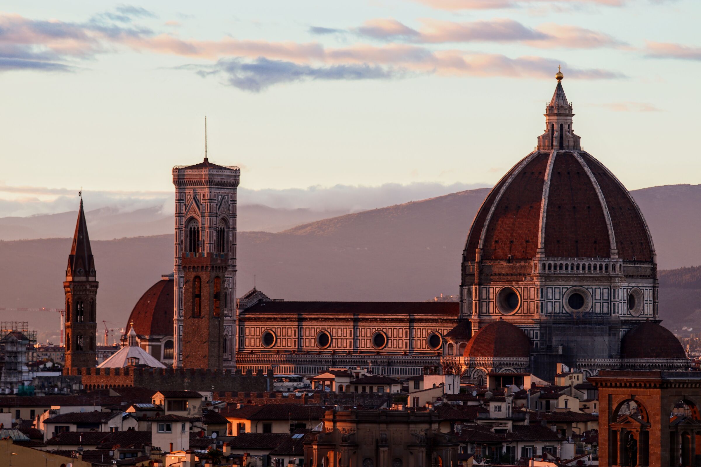 Sunset from Piazzale Michelangelo in Florence