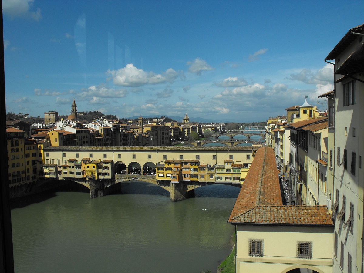 fiume arno dagli uffizi