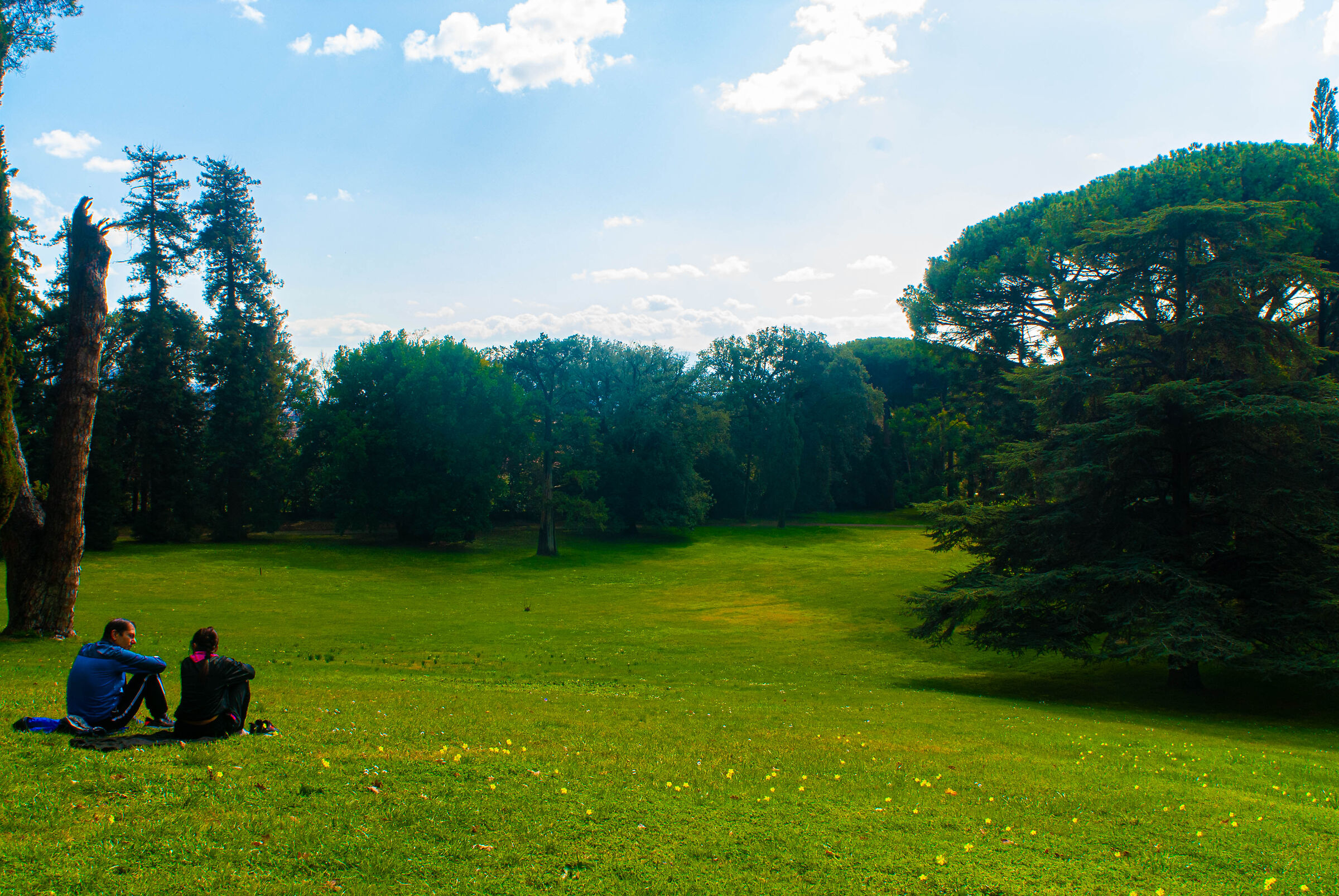 Caserta, English gardens of the Royal Palace of Caserta
