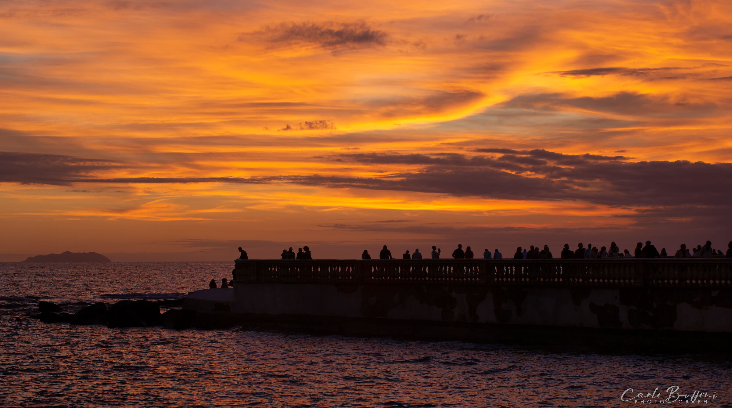 Sunset at the Mascagni Terrace