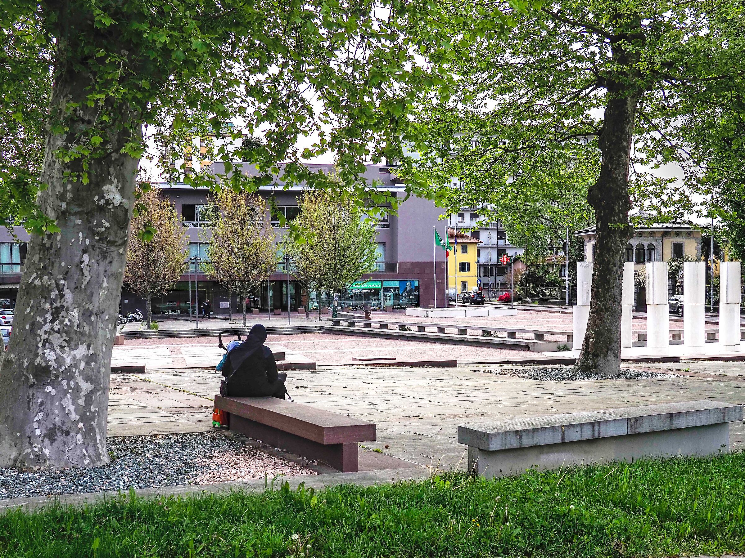 Piazza Italia a Olgiate Comasco