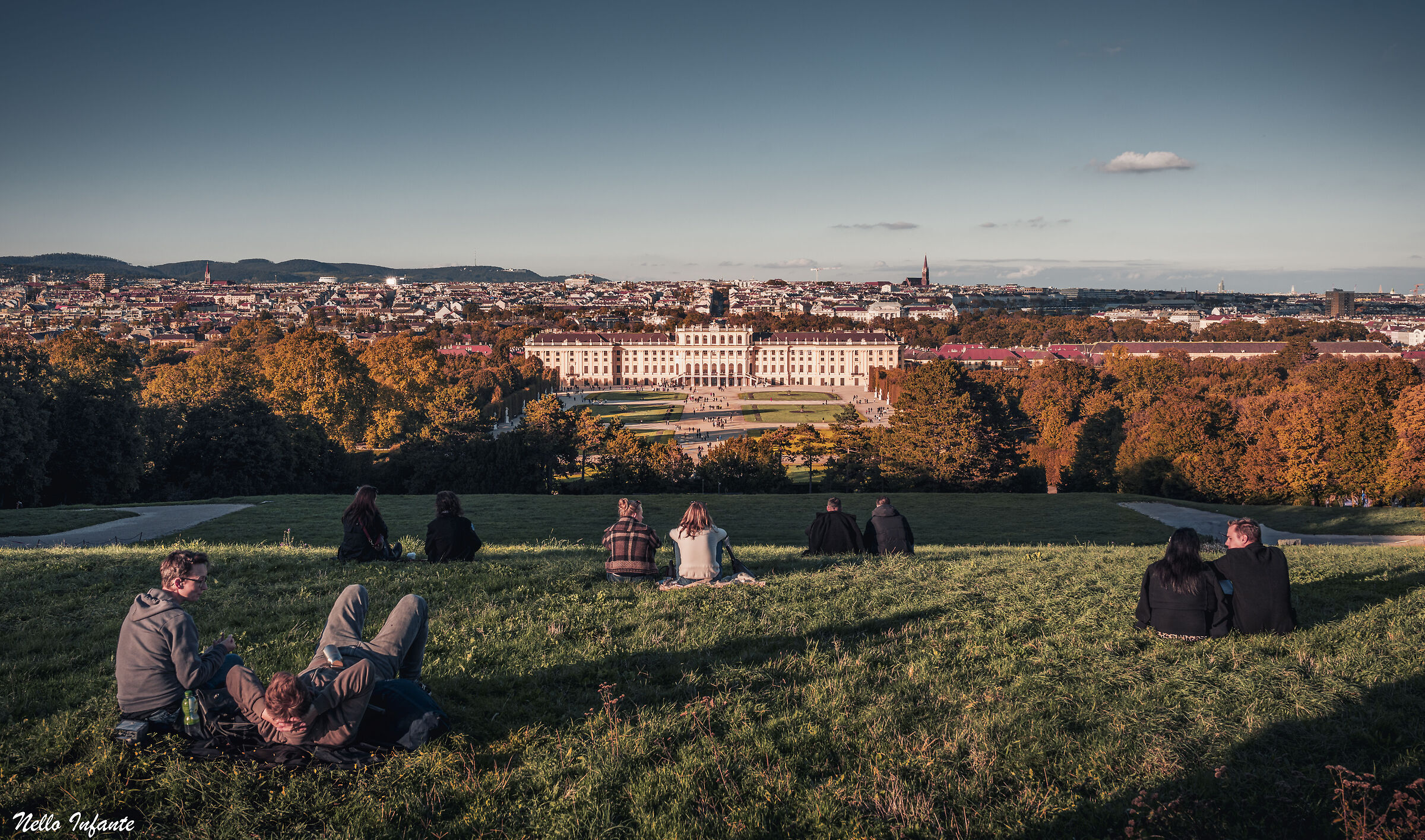 Schonbrunn from the Gloriette...