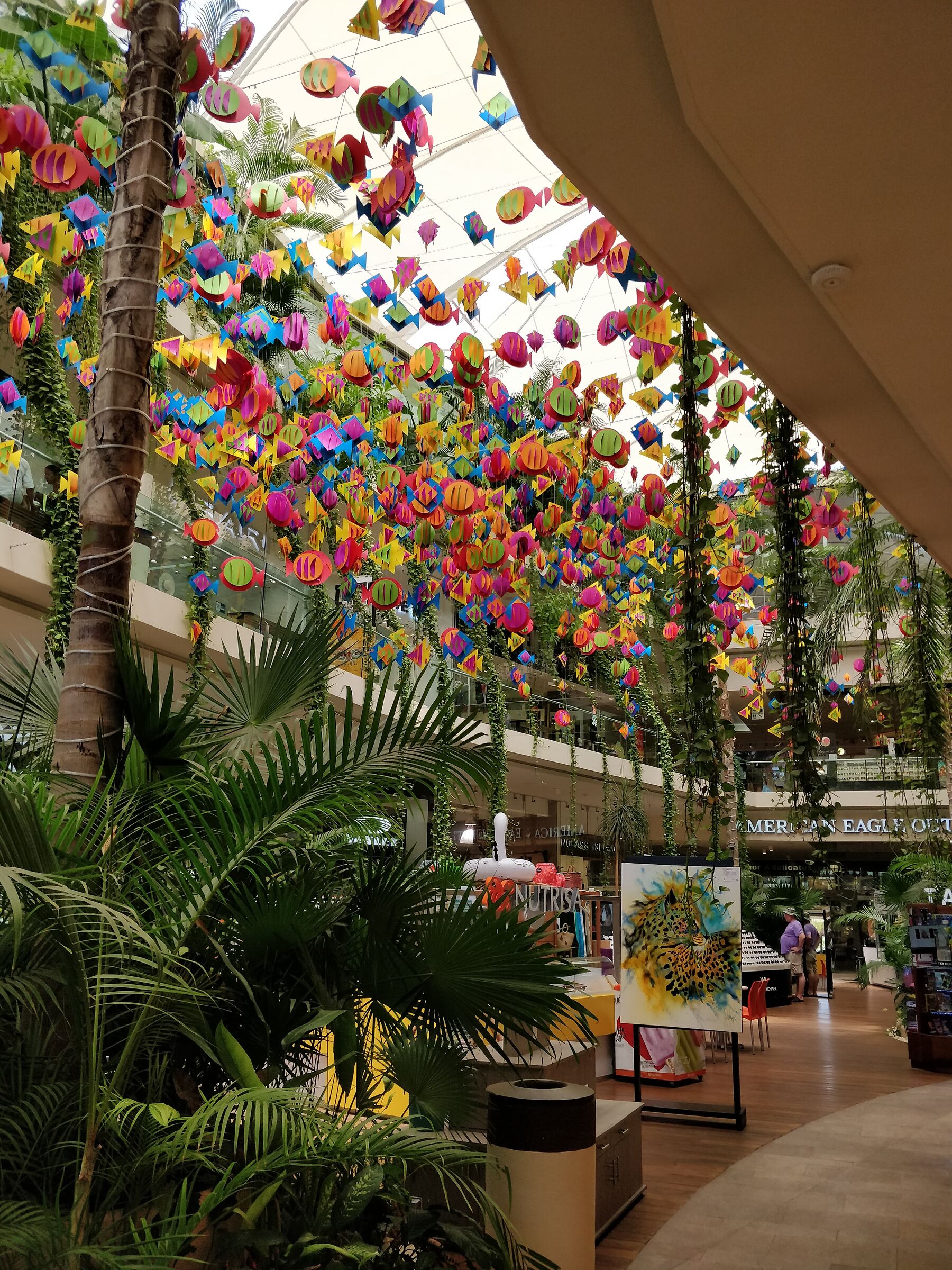 Decorazioni in un centro commerciale messicano