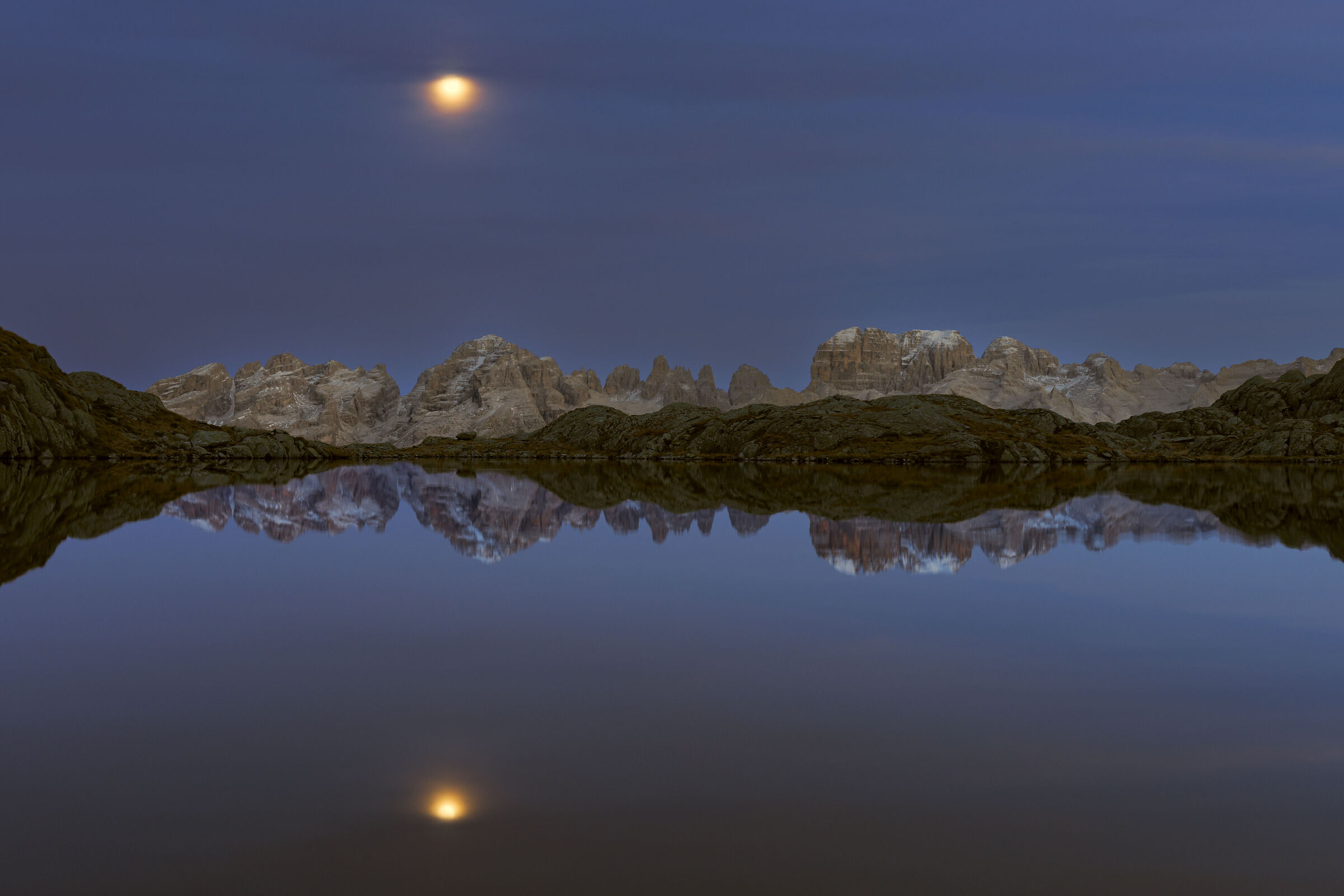 Now blue at the Black Lake