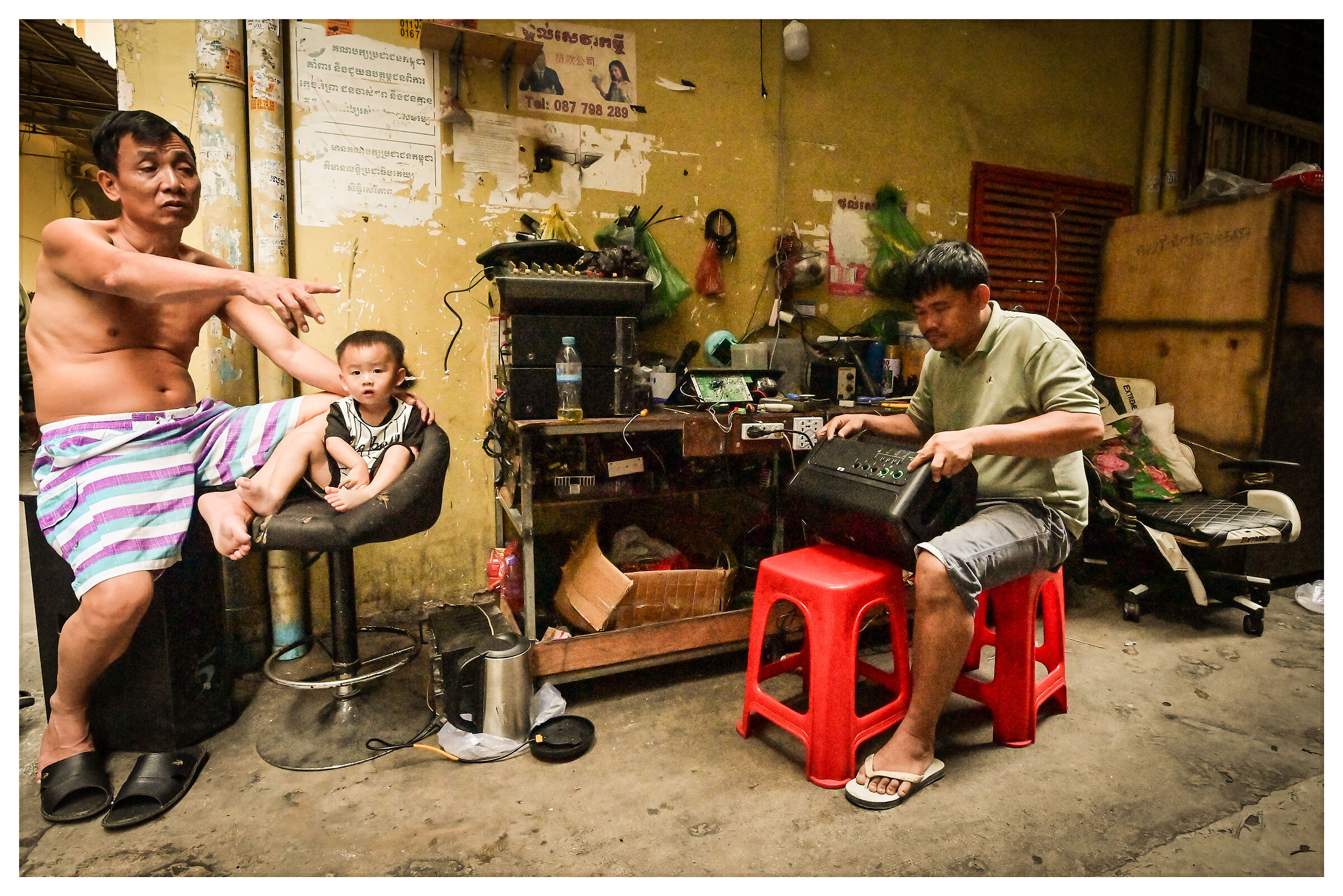 Vita nelle viuzze di Phnom Penh