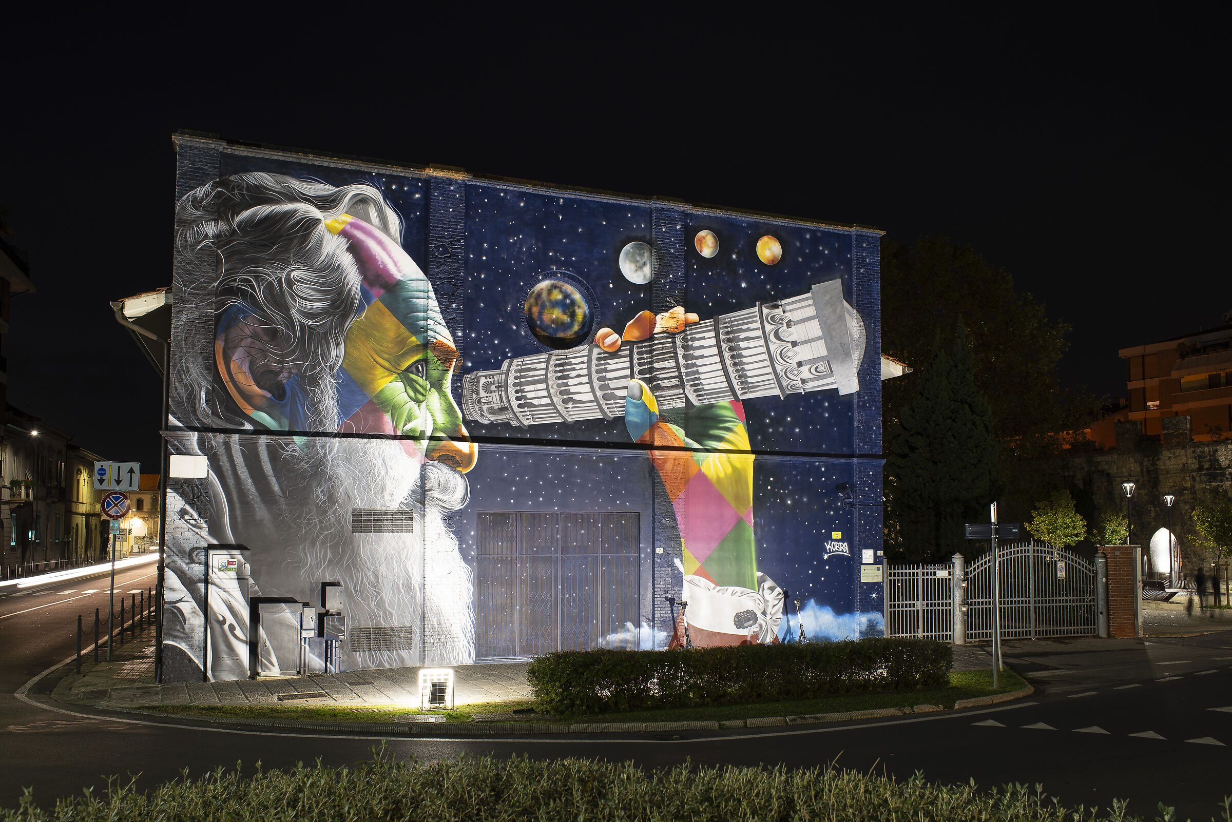 Murales di Galileo Galilei